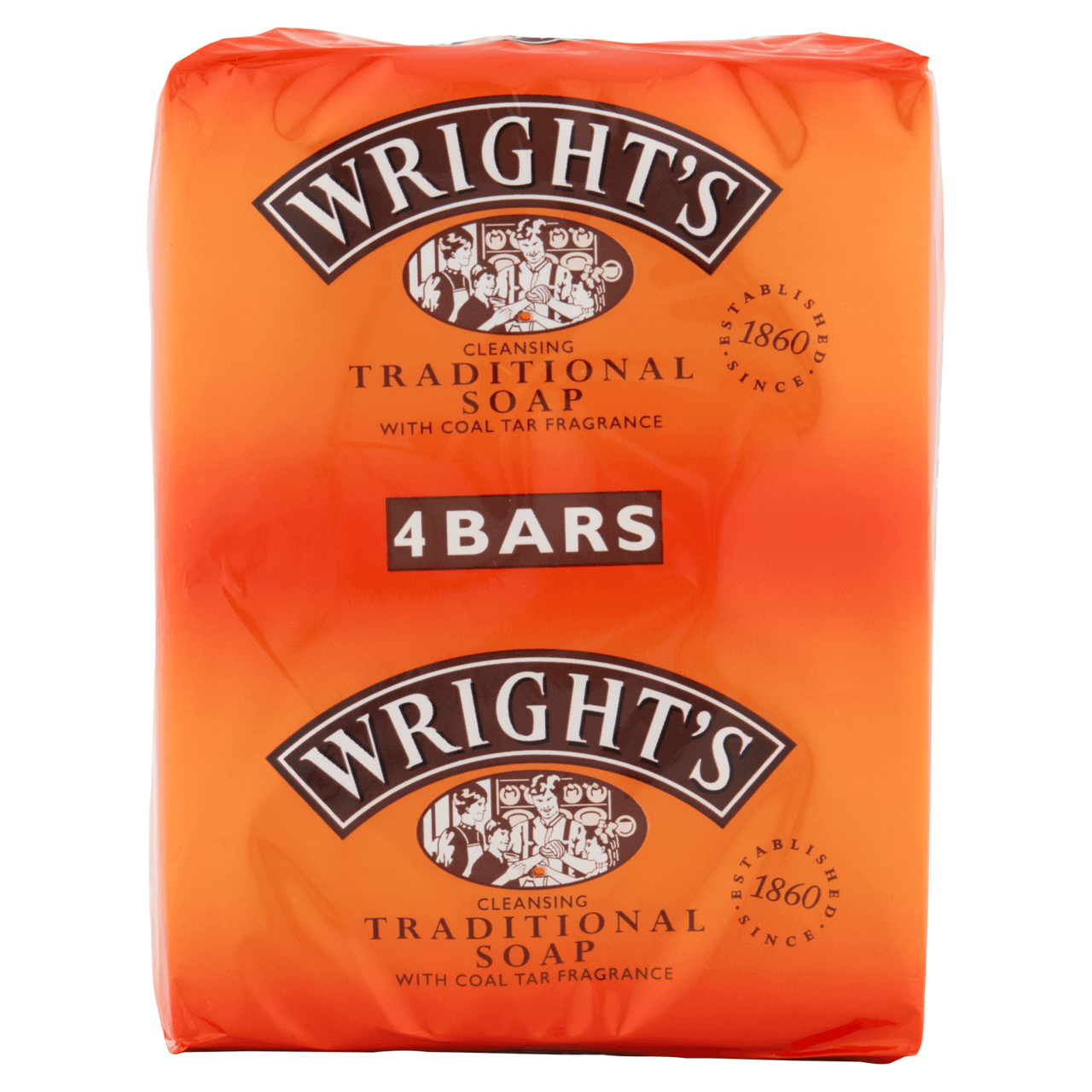 Wrights Traditional Soap 100g x 4 Image 1