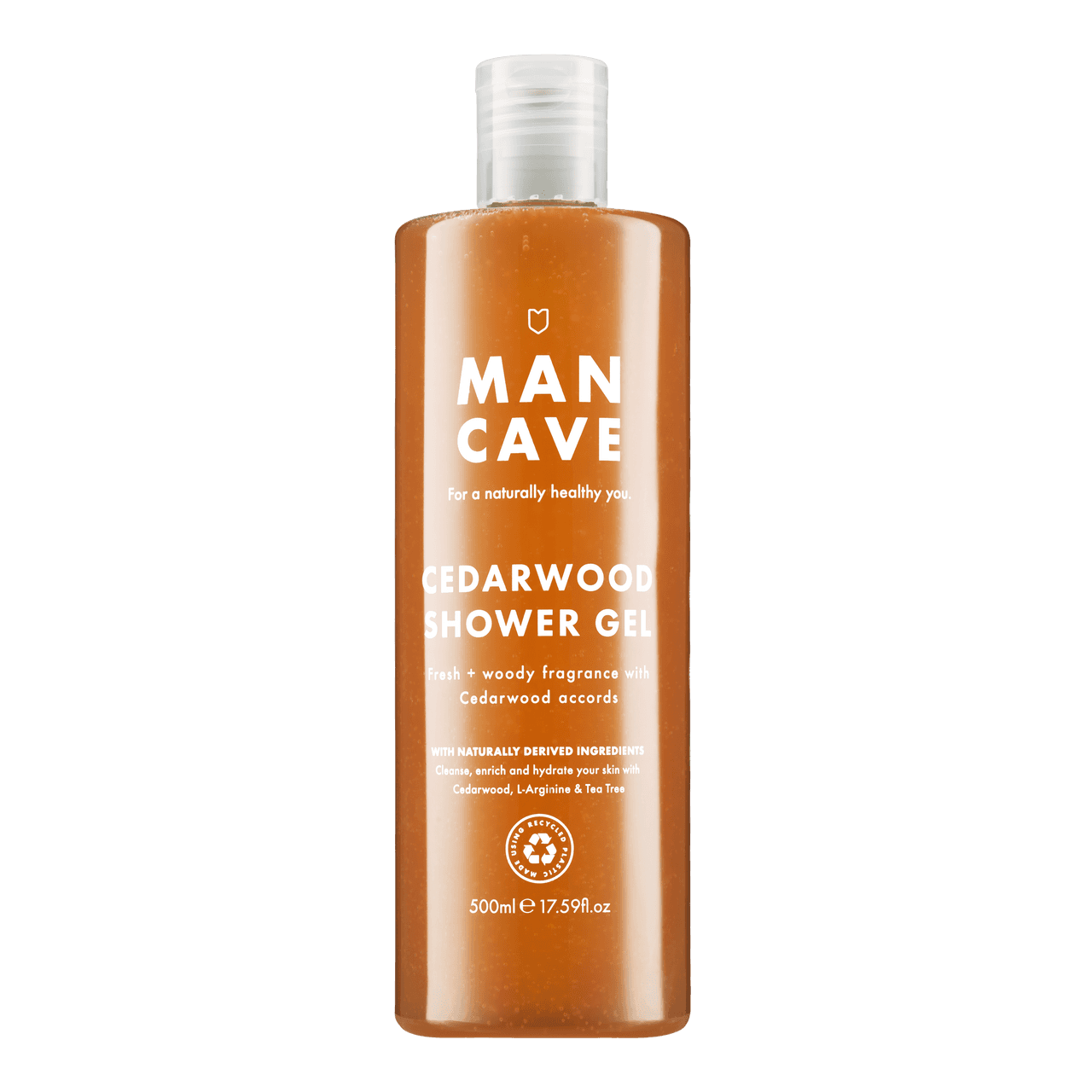 Mancave Cedarwood Shower Gel 500ml Image 1