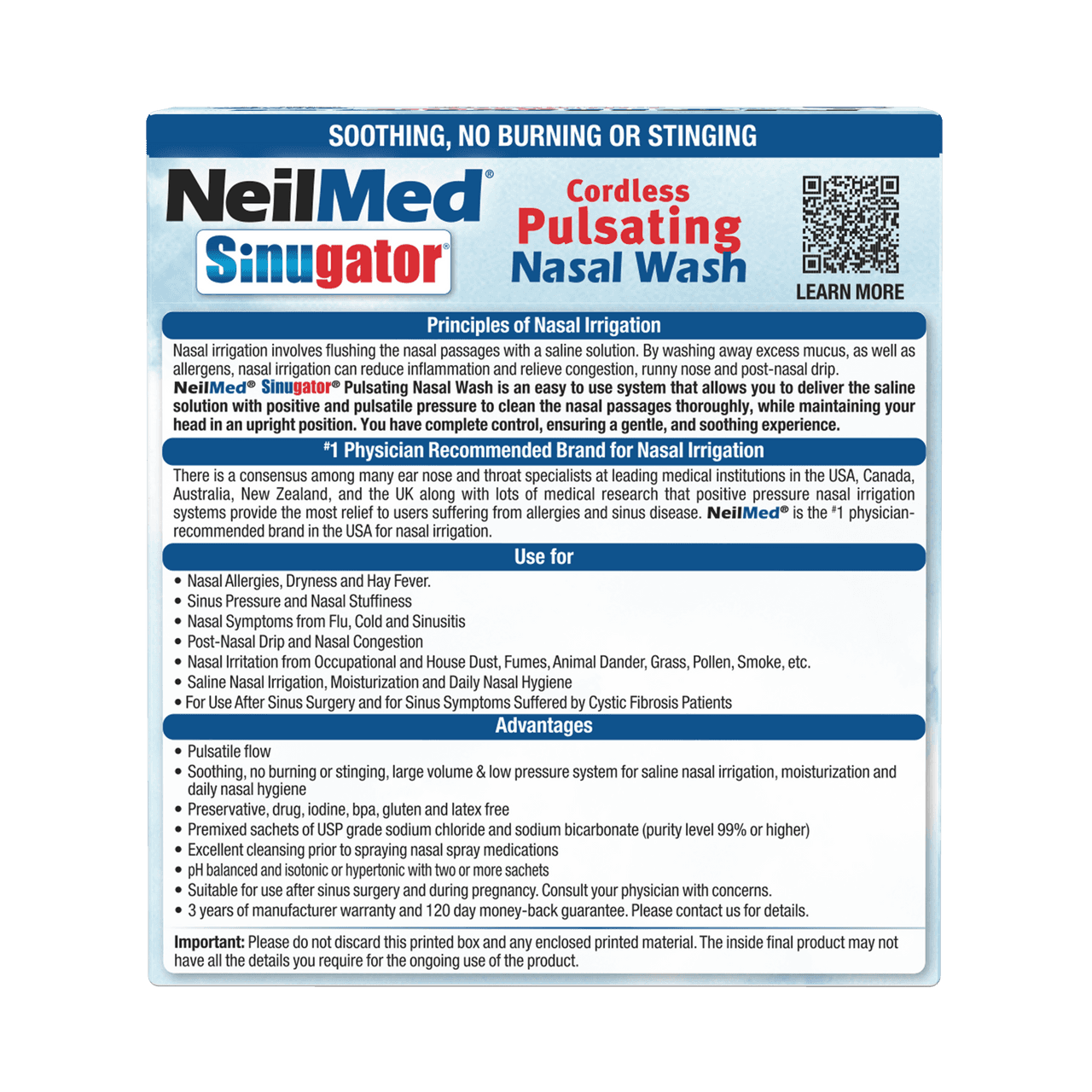 Neilmed Sinugator Pulsating Nasal Wash with 30 Sachets Image https://cdn11.bigcommerce.com/s-g585yu857h/images/stencil/1280w/products/12034/19450/2941-ENU-US_Rev18-Back__16164.1761831592.png1
