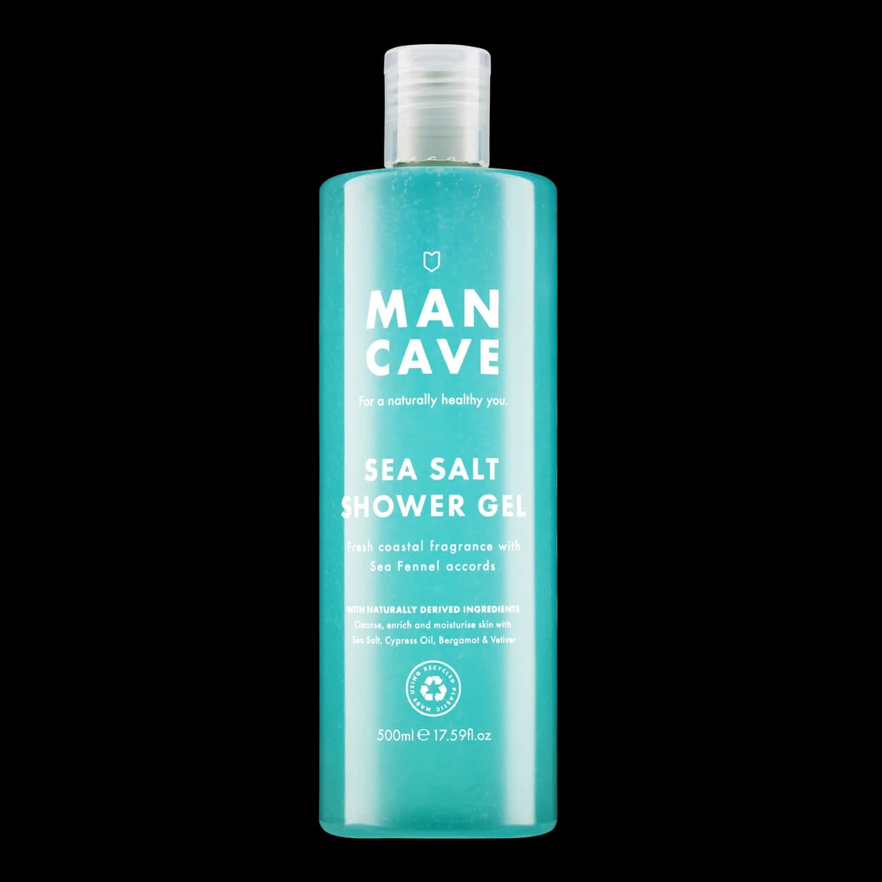 Mancave Sea Salt Shower Gel 500ml Image 1