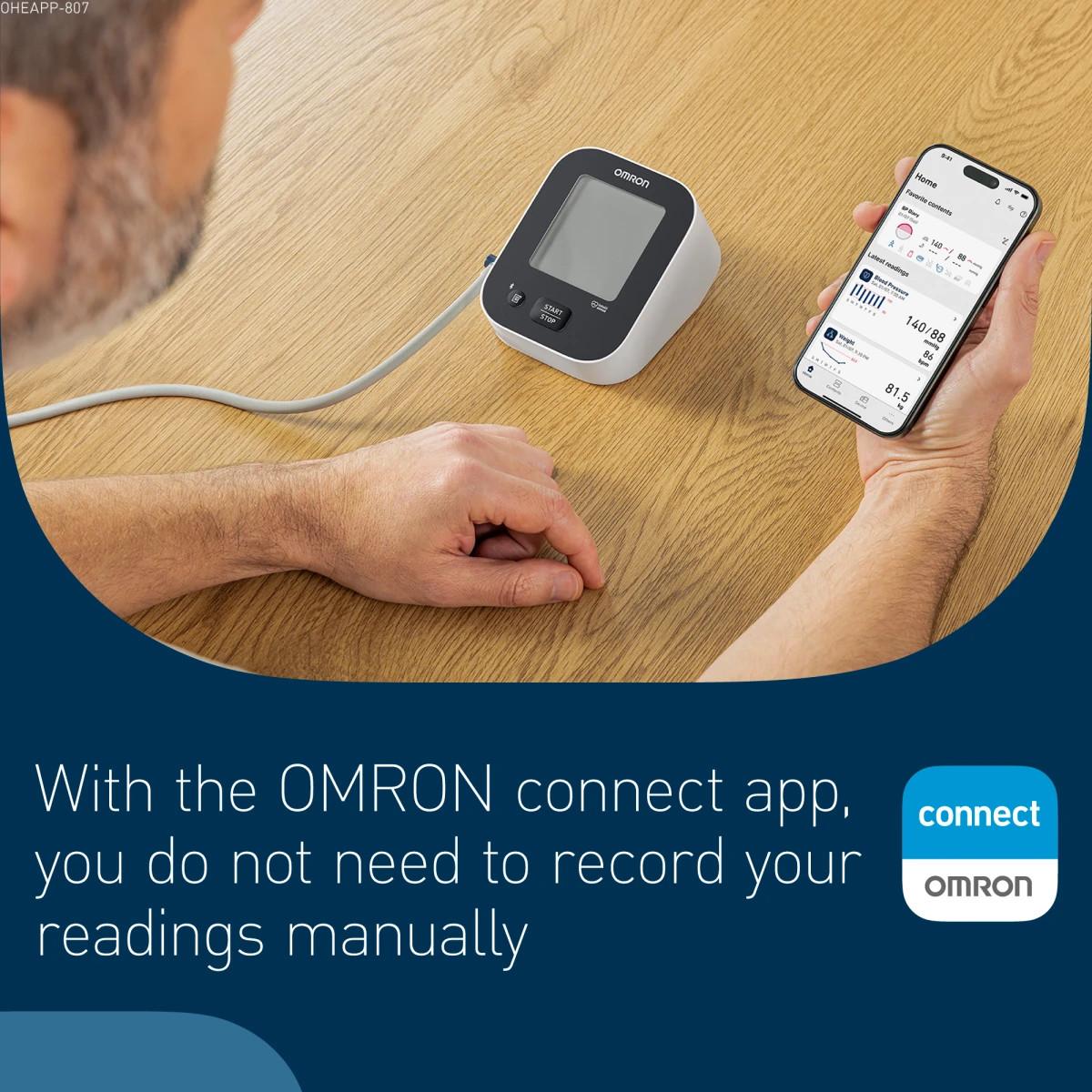 Omron M2+ Connect Upper Arm Blood Pressure Monitor (HEM-7188T1-LE) Image https://cdn11.bigcommerce.com/s-g585yu857h/images/stencil/1280w/products/12049/23231/162966-4__06255.1761638606.jpg1