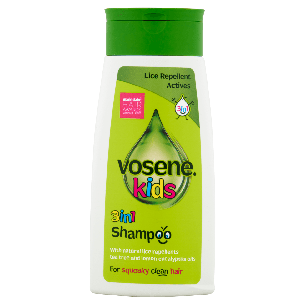 Vosene Kids 3in1 Head Lice Repellent Shampoo 250ml Image 1