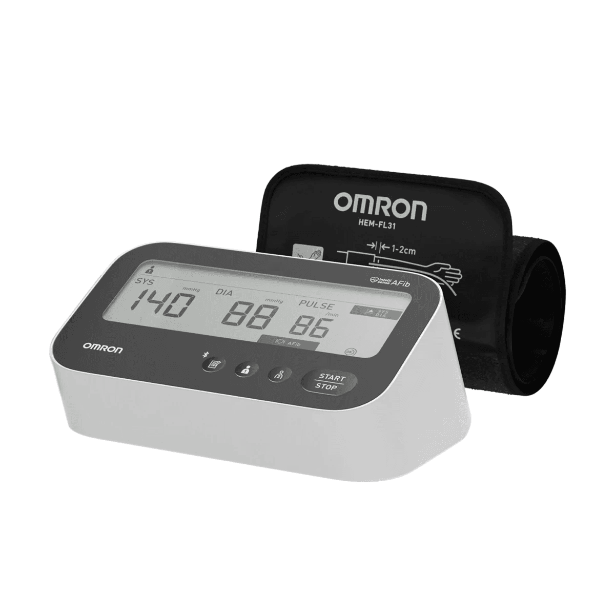 Omron M4 Connect AFib Upper Arm Blood Pressure Monitor (HEM-7196T1-FLE) Image 1