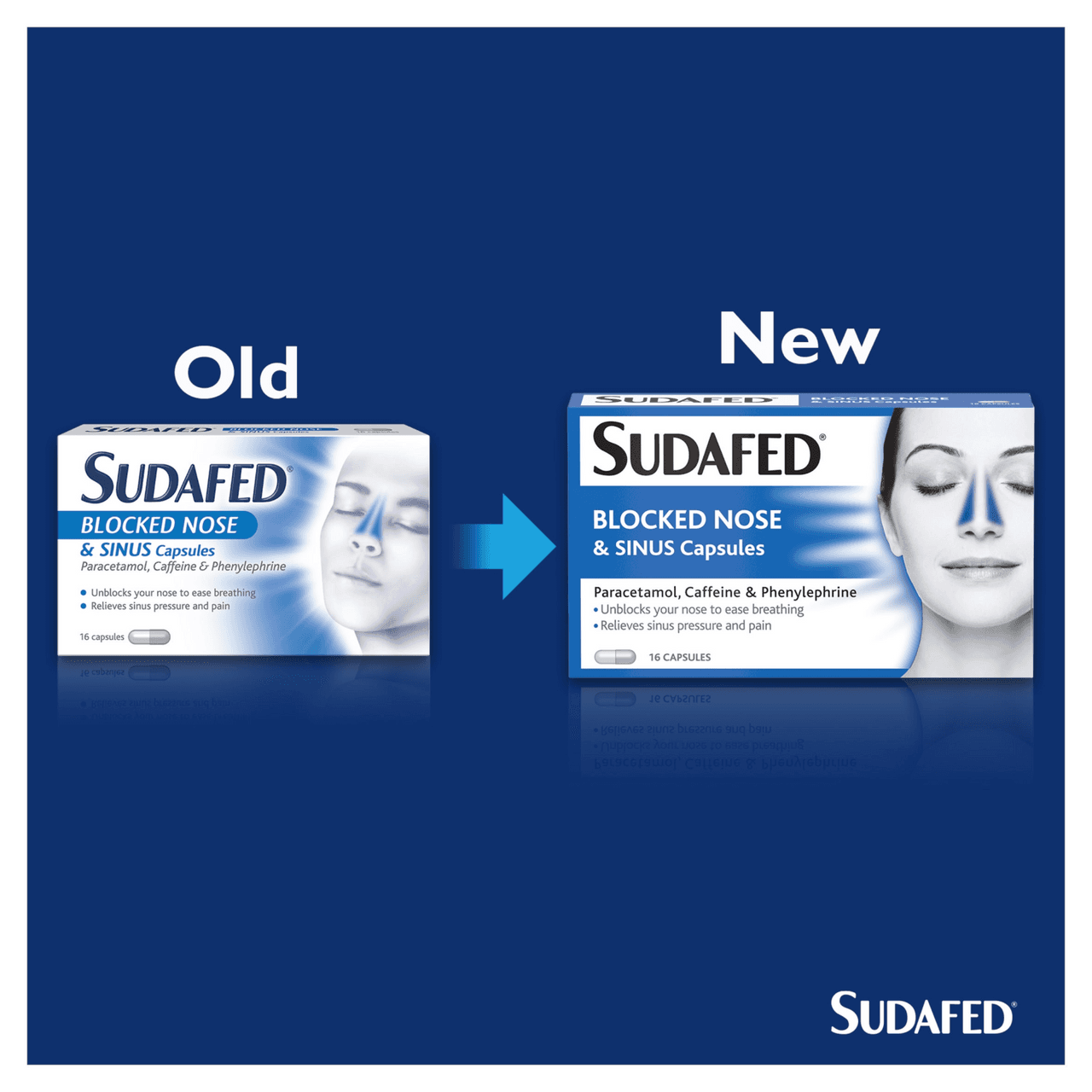 Sudafed Blocked Nose & Sinus Capsules 16