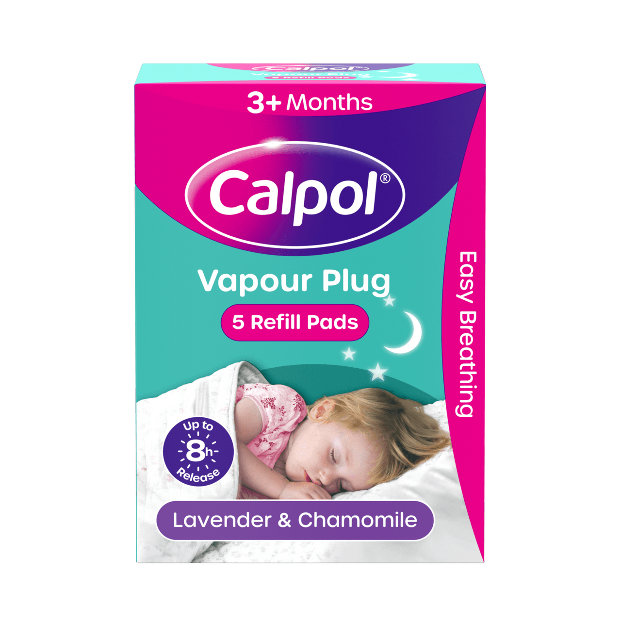 Calpol Vapour Plug Refills Lavender & Chamomile 5 Refill Pads Image 1