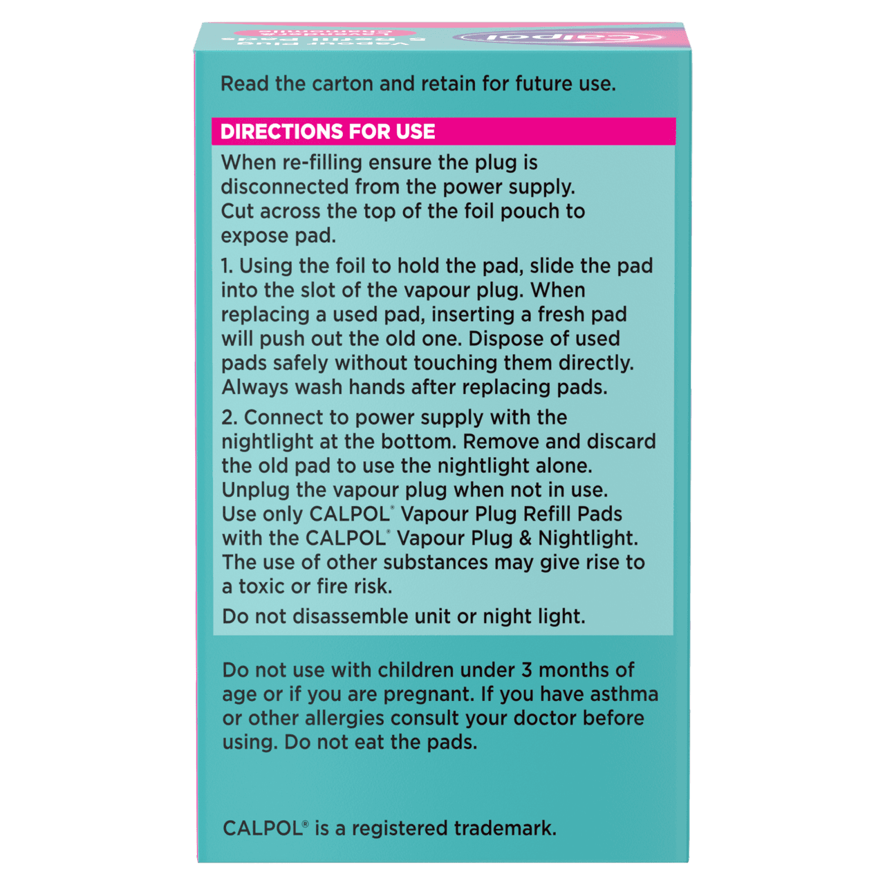 Calpol Vapour Plug Refills Lavender & Chamomile 5 Refill Pads Image https://cdn11.bigcommerce.com/s-g585yu857h/images/stencil/1280w/products/12072/20204/03574661368597_T16__72005.1760687391.png1