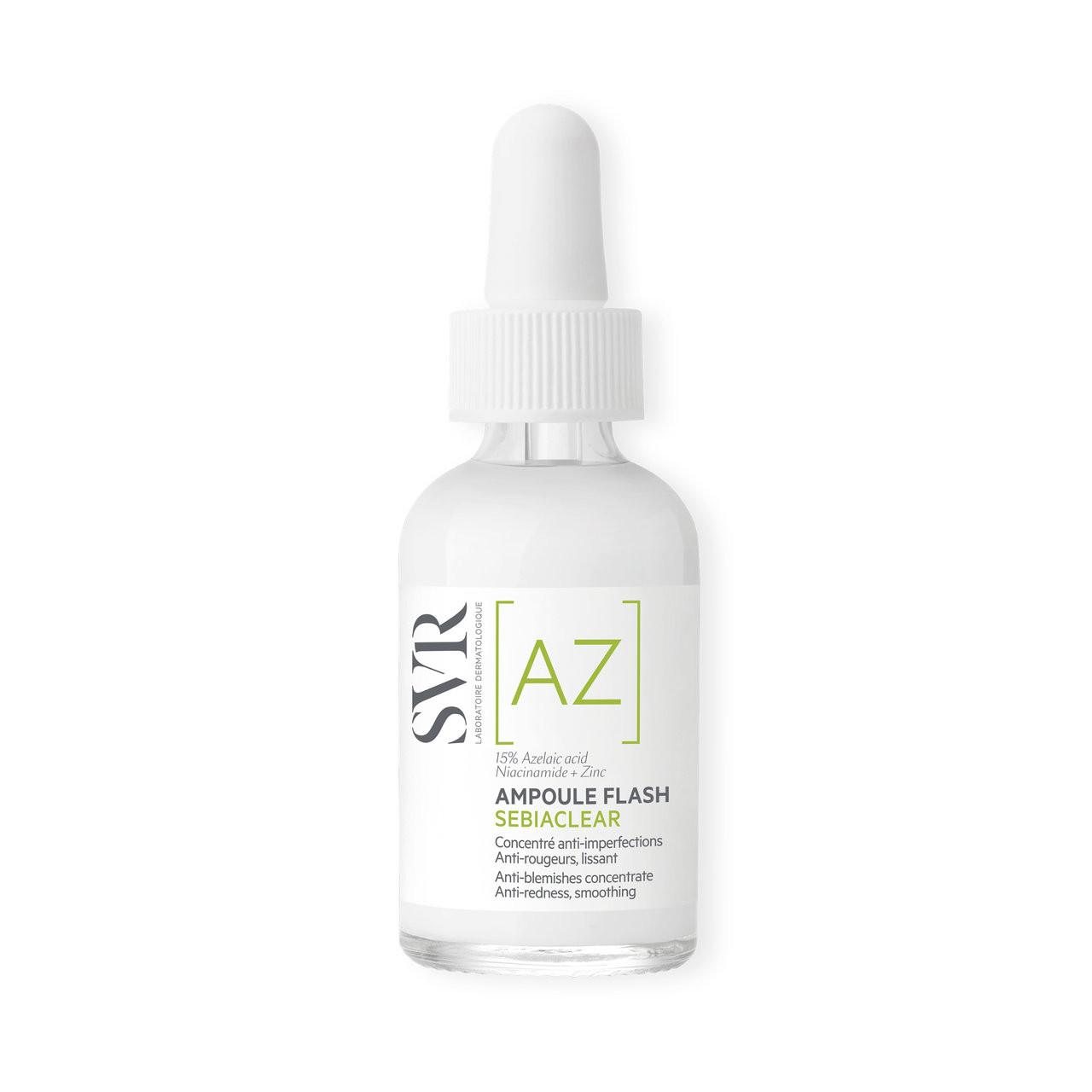 SVR SEBIACLEAR Ampoule AZ Flash 15% Azelaic Acid Serum, 30ml Image 1