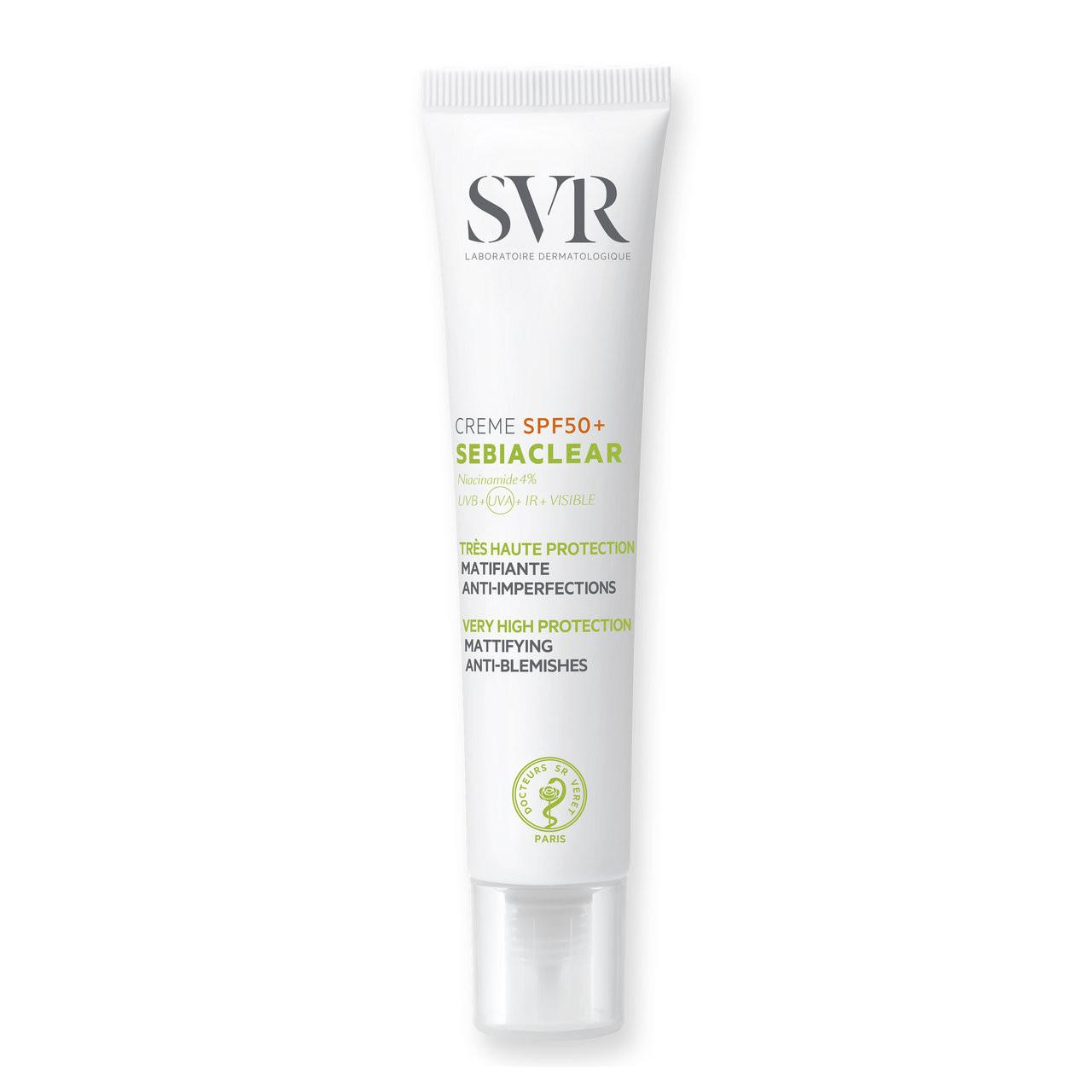 SVR SEBIACLEAR SPF50+ Mattifying Anti-Blemish Sunscreen 40ml Image 1