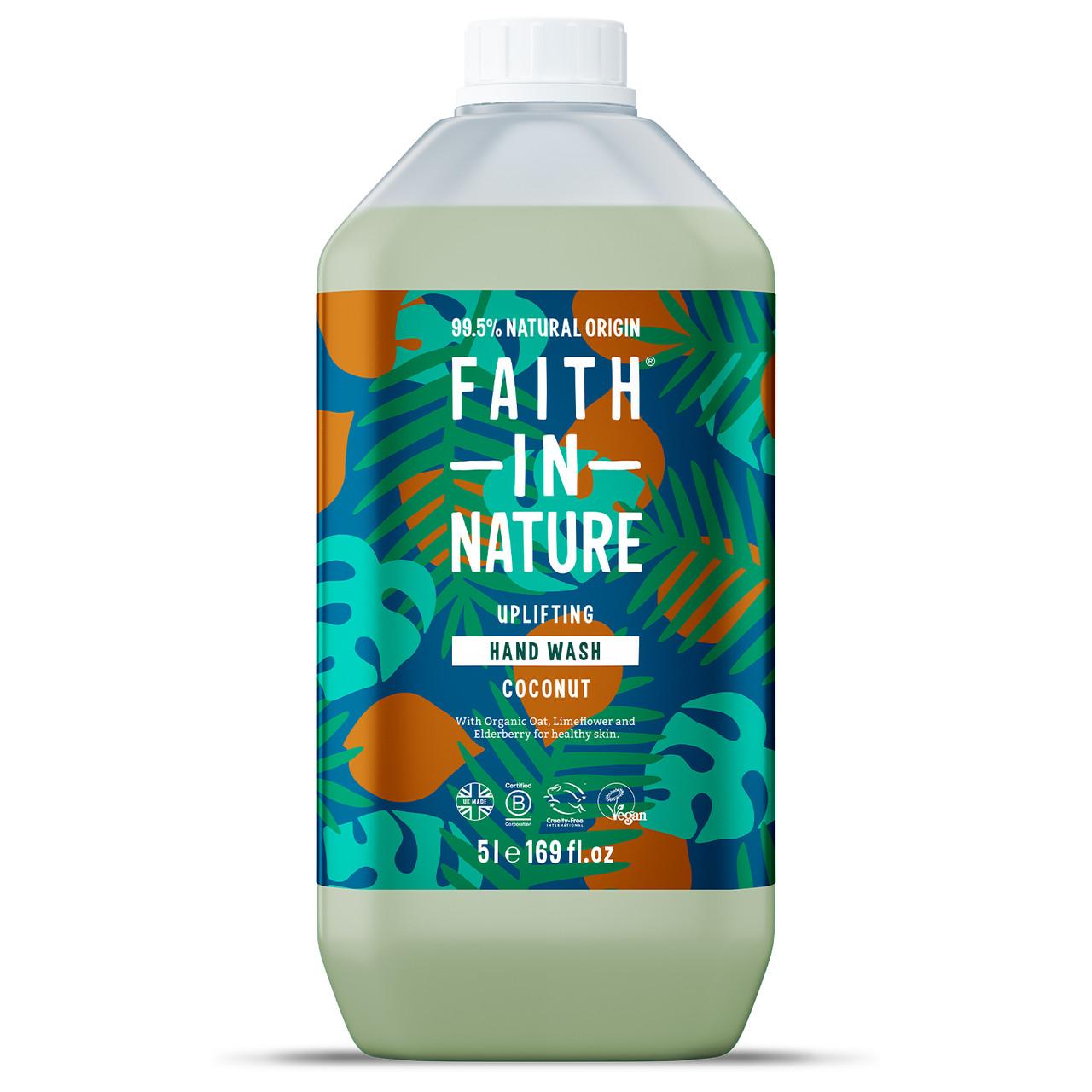 Faith In Nature Hand Wash Coconut 5L Image 1