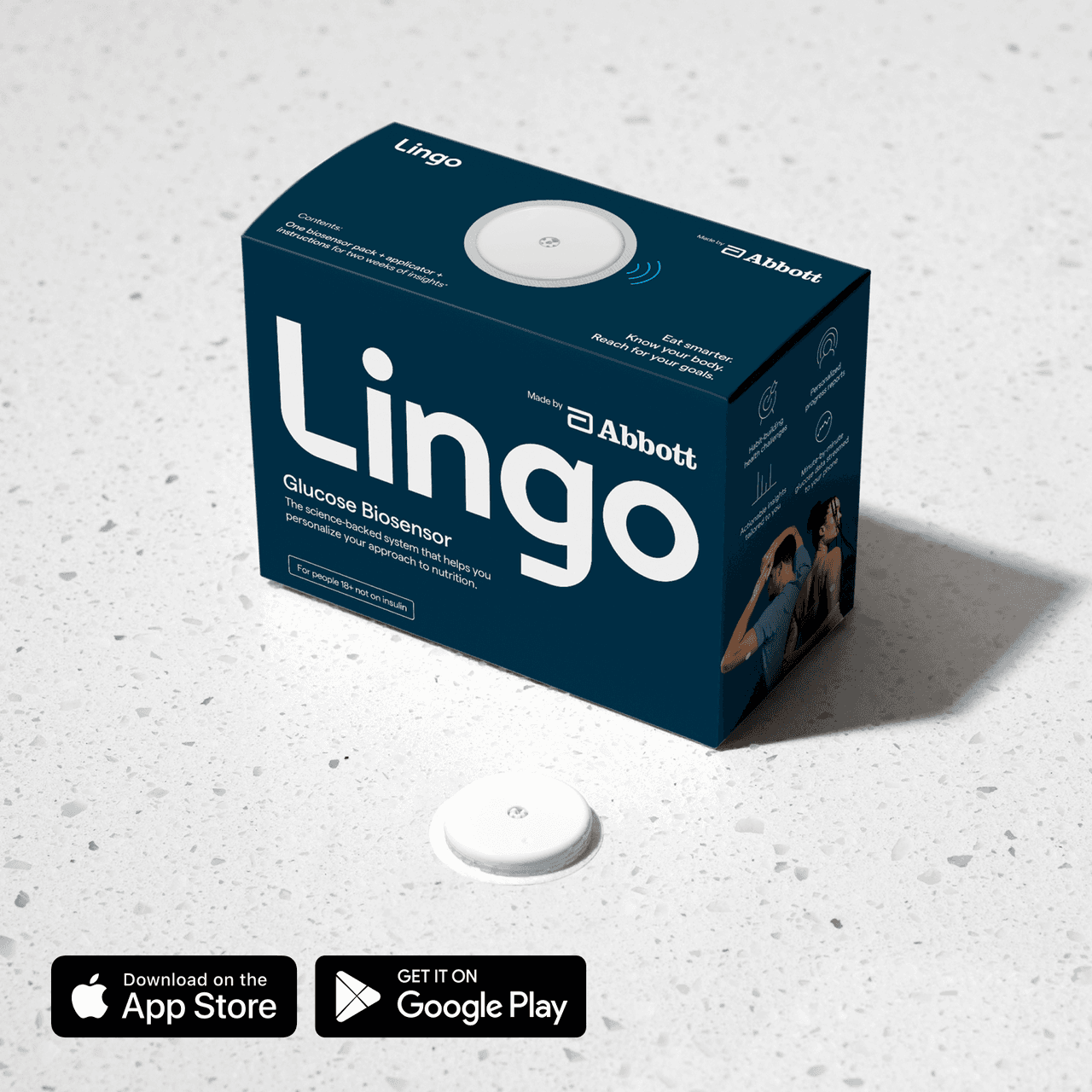 Lingo by Abbott - 2-week Continuous Glucose Monitor & App - Wearable Glucose Tracker Image https://cdn11.bigcommerce.com/s-g585yu857h/images/stencil/1280w/products/12162/26381/Power_Image_-_Lingo_Pack__85399.1769083034.png1