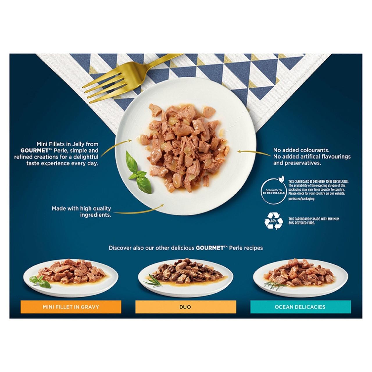 Gourmet Perle Adult Wet Cat Food Pouch Country Medley In Jelly 12x85g Image https://cdn11.bigcommerce.com/s-g585yu857h/images/stencil/1280w/products/13078/22581/Gourmet-Perle-Adult-Wet-Cat-Food-Pouch-Country-Medley-In-Jelly-12x85g__46050.1761317335.jpg1