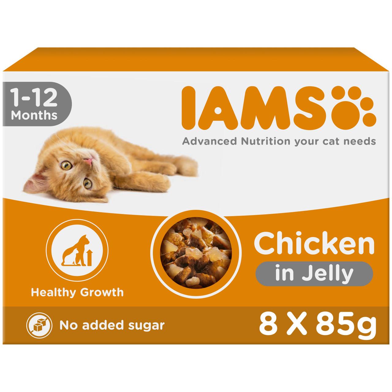IAMS Delights Kitten in Jelly 24 x 85g Image 1