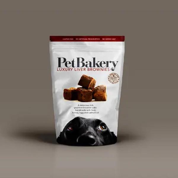 Pet Bakery Luxury Liver Brownie Dog Treats 190g Image 1