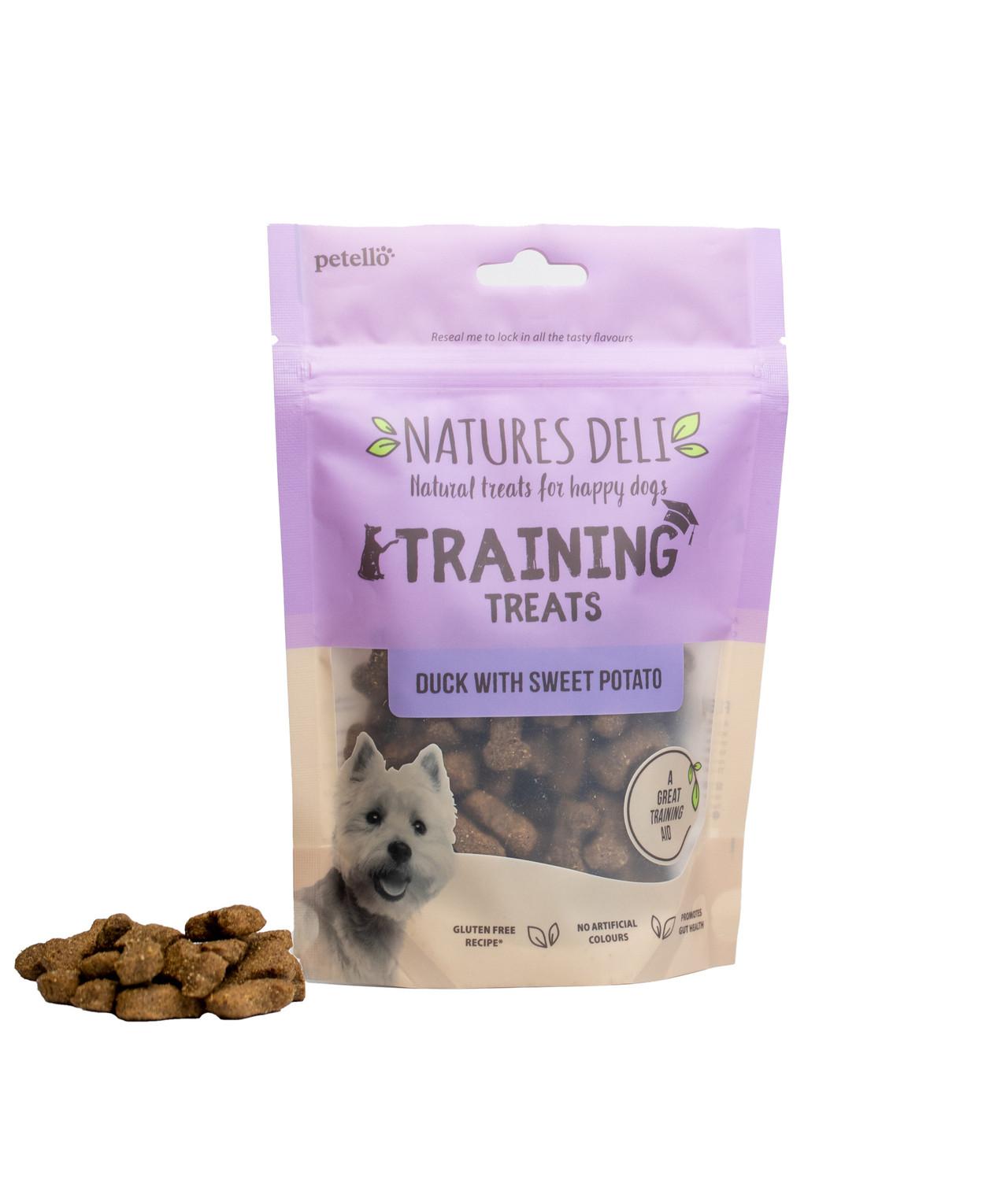 Natures Deli Adult Training Treats Duck With Sweet Potato for Dogs 100g Image https://cdn11.bigcommerce.com/s-g585yu857h/images/stencil/1280w/products/13271/21936/Natures-Deli-Adult-Training-Treats-Duck-With-Sweet-Potato-100g__13447.1782902975.jpg1