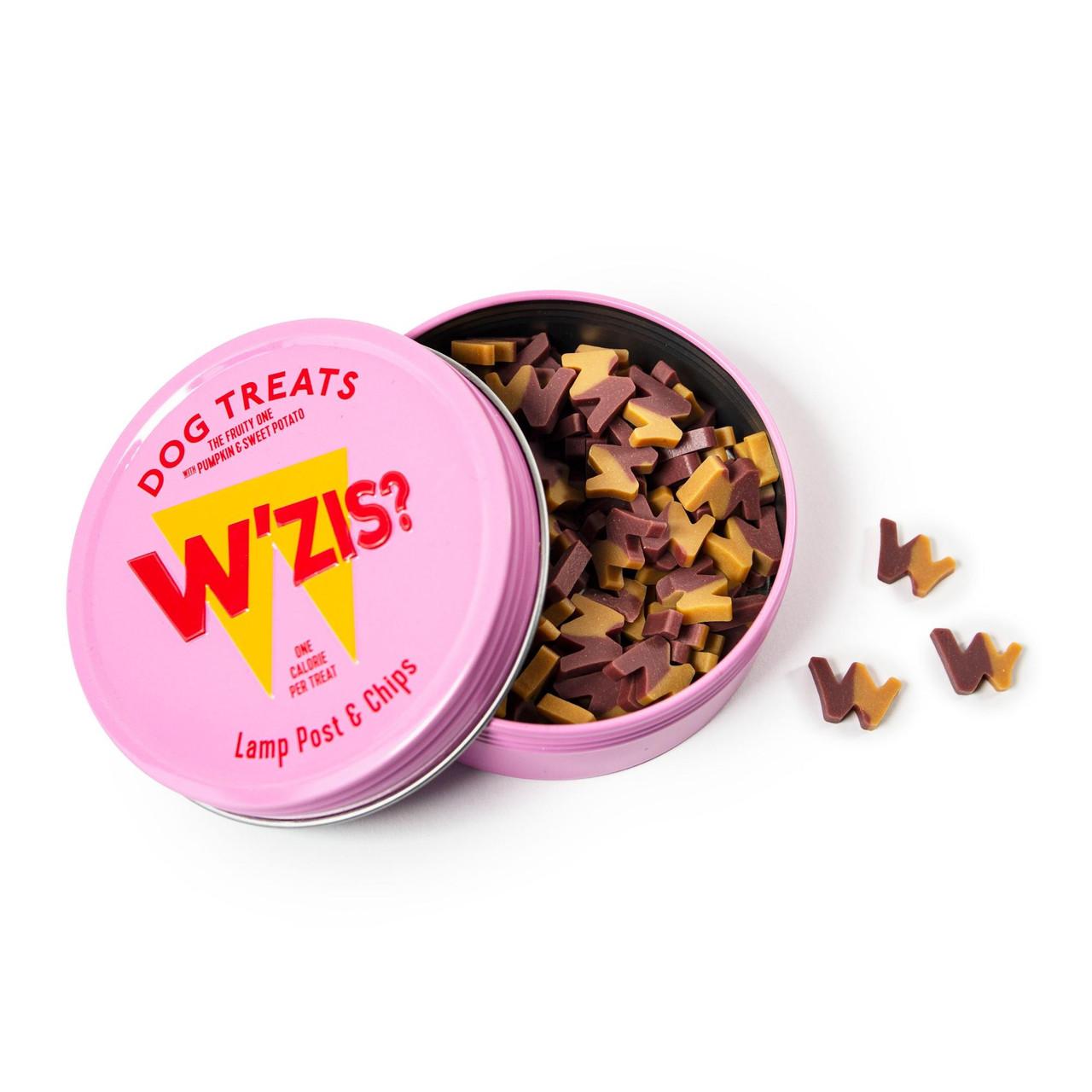 WZIS Healthy Dog Treats (1cal) Lamppost and Chips 50g Image https://cdn11.bigcommerce.com/s-g585yu857h/images/stencil/1280w/products/13346/22606/W%27ZIS-3F-Healthy-Dog-Treats-%281cal%29-Lamppost-and-Chips-50g__26039.1761317359.jpg1