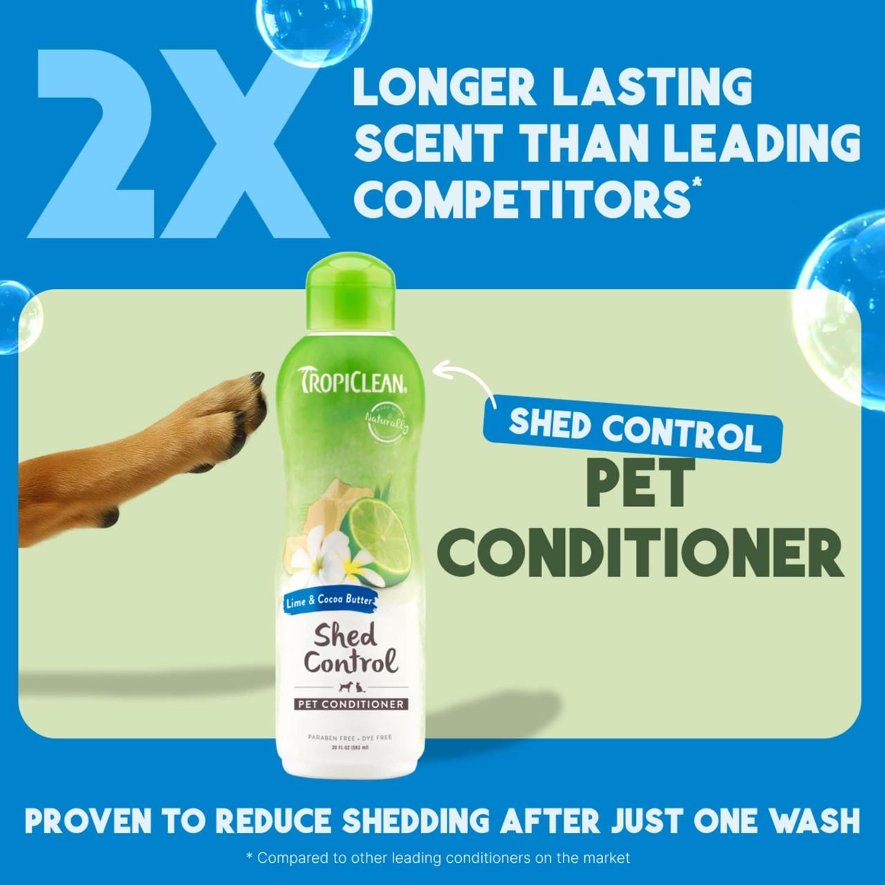 TropiClean Lime and Cocoa Butter Conditioner for Dogs and Cats 355ml Image https://cdn11.bigcommerce.com/s-g585yu857h/images/stencil/1280w/products/13479/22915/TropiClean-Lime-and-Cocoa-Butter-Conditioner--355ml__79139.1761322431.jpg1