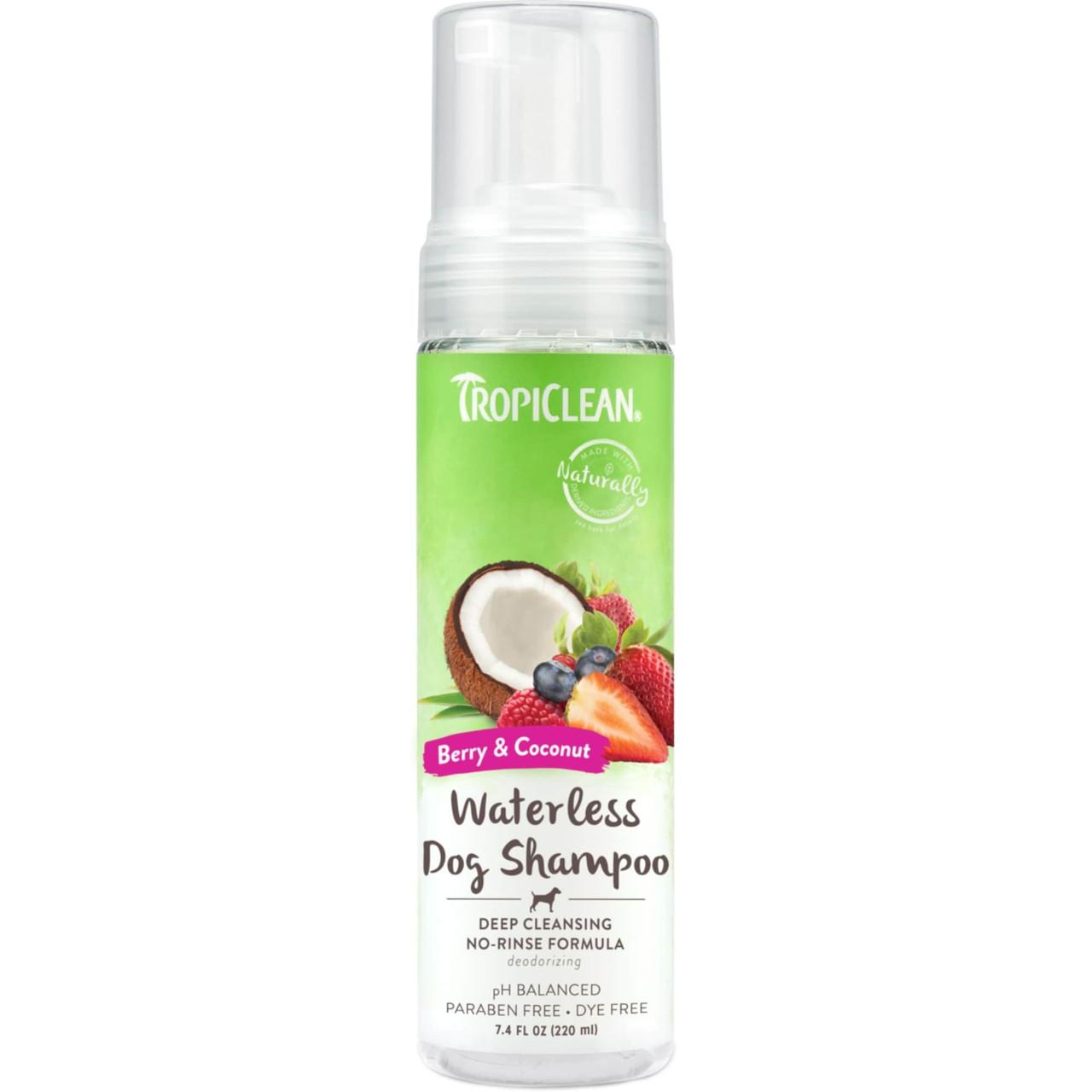 TropiClean Waterless Shampoo Deep Cleaning for Dogs 220ml Image https://cdn11.bigcommerce.com/s-g585yu857h/images/stencil/1280w/products/13495/22147/TropiClean-Waterless-Shampoo-Deep-Cleaning-220ml__11152.1761055767.jpg1