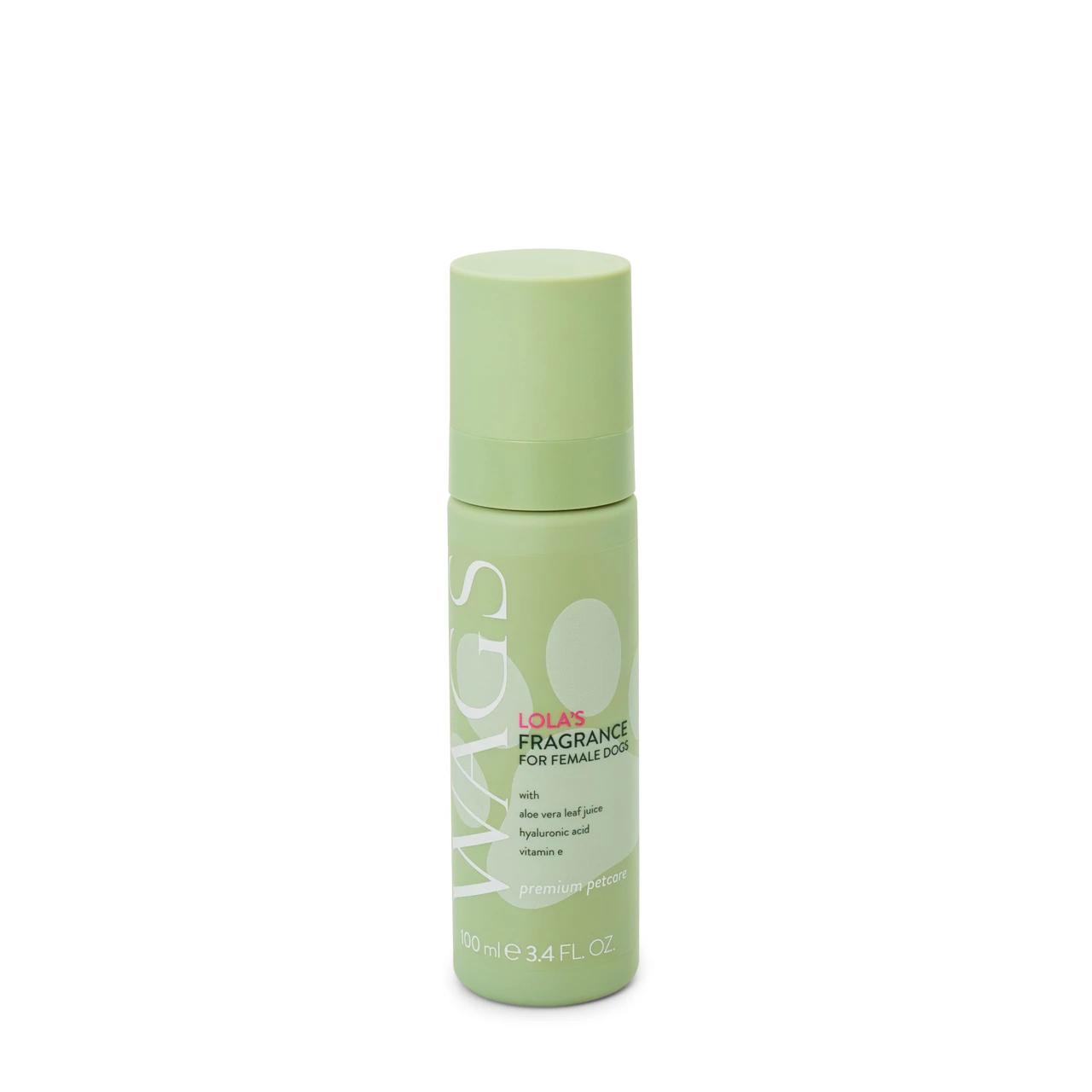 WAGS Lolas Fragrance Spray for Female Dogs 100ml Image https://cdn11.bigcommerce.com/s-g585yu857h/images/stencil/1280w/products/13550/22201/WAGS-Lolas-Fragrance--Spray-for-Female-Dogs-100ml__53123.1782903272.jpg1