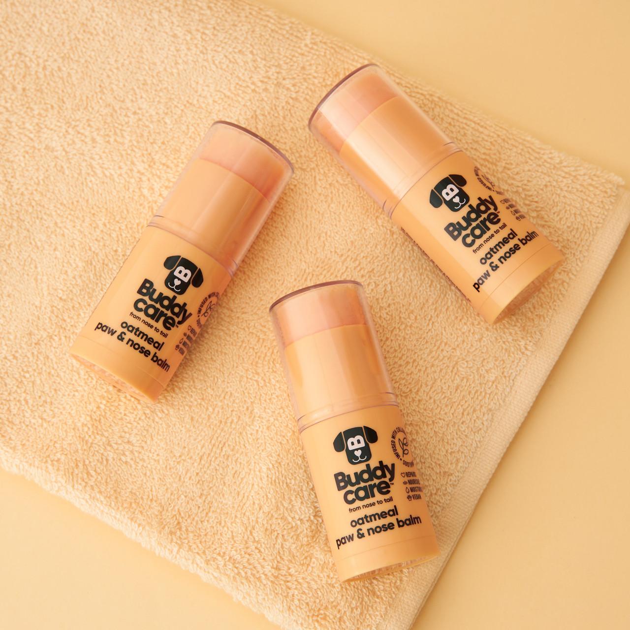 Buddycare Paw & Nose Balm for Dogs - Oatmeal - 21g 0.75 oz Image https://cdn11.bigcommerce.com/s-g585yu857h/images/stencil/1280w/products/13620/22664/-0.75-oz__37076.1761317598.jpg1