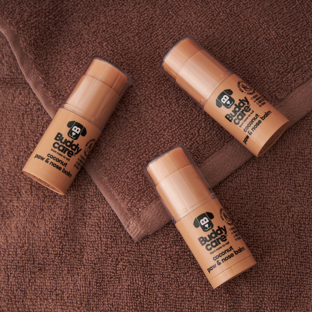 Buddycare Paw & Nose Balm for Dogs - Coconut - 21g 0.75 oz Image https://cdn11.bigcommerce.com/s-g585yu857h/images/stencil/1280w/products/13628/22274/-0.75-oz__61579.1770043392.jpg1