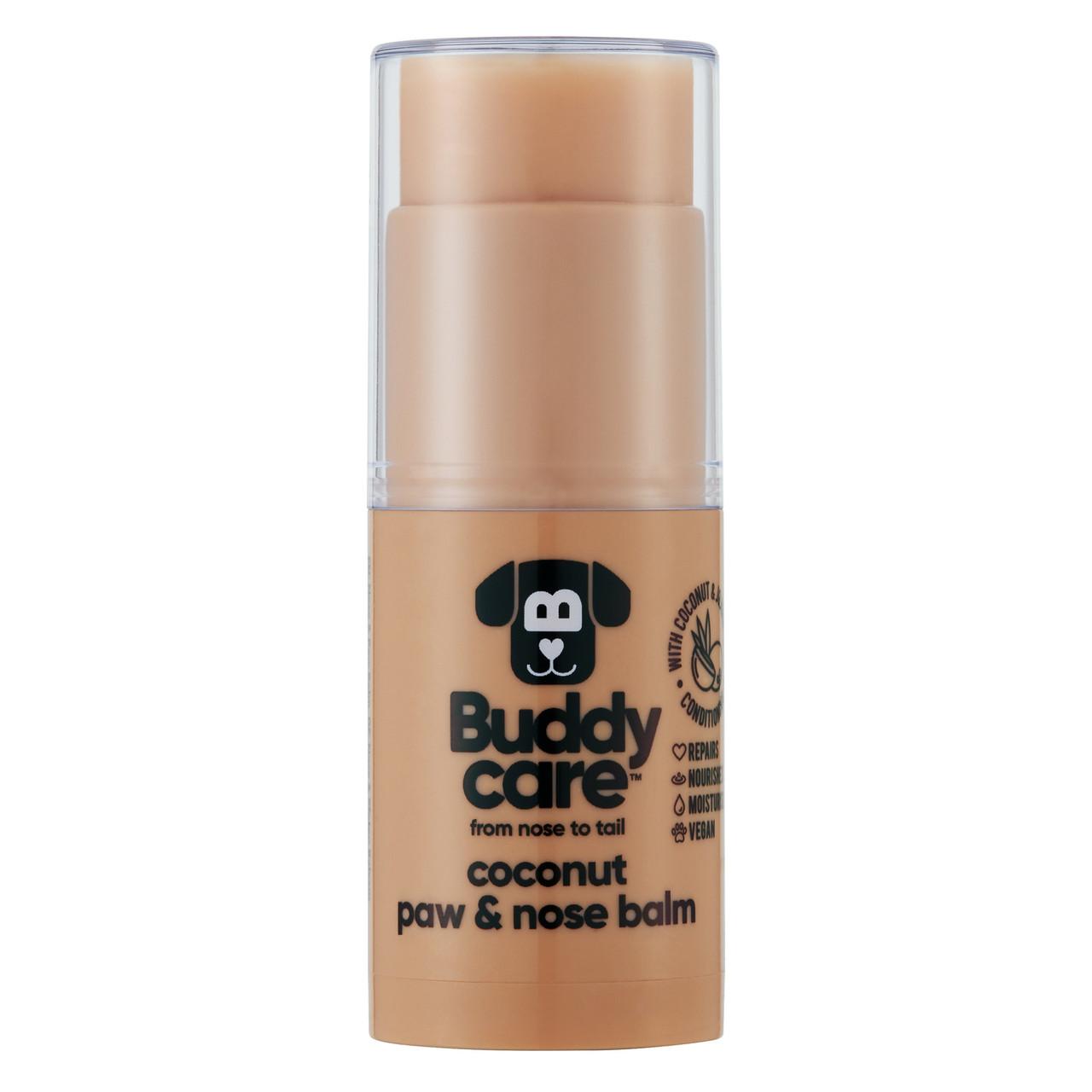 Buddycare Paw & Nose Balm for Dogs - Coconut - 21g 0.75 oz Image https://cdn11.bigcommerce.com/s-g585yu857h/images/stencil/1280w/products/13628/22665/-0.75-oz__07337.1770043392.jpg1