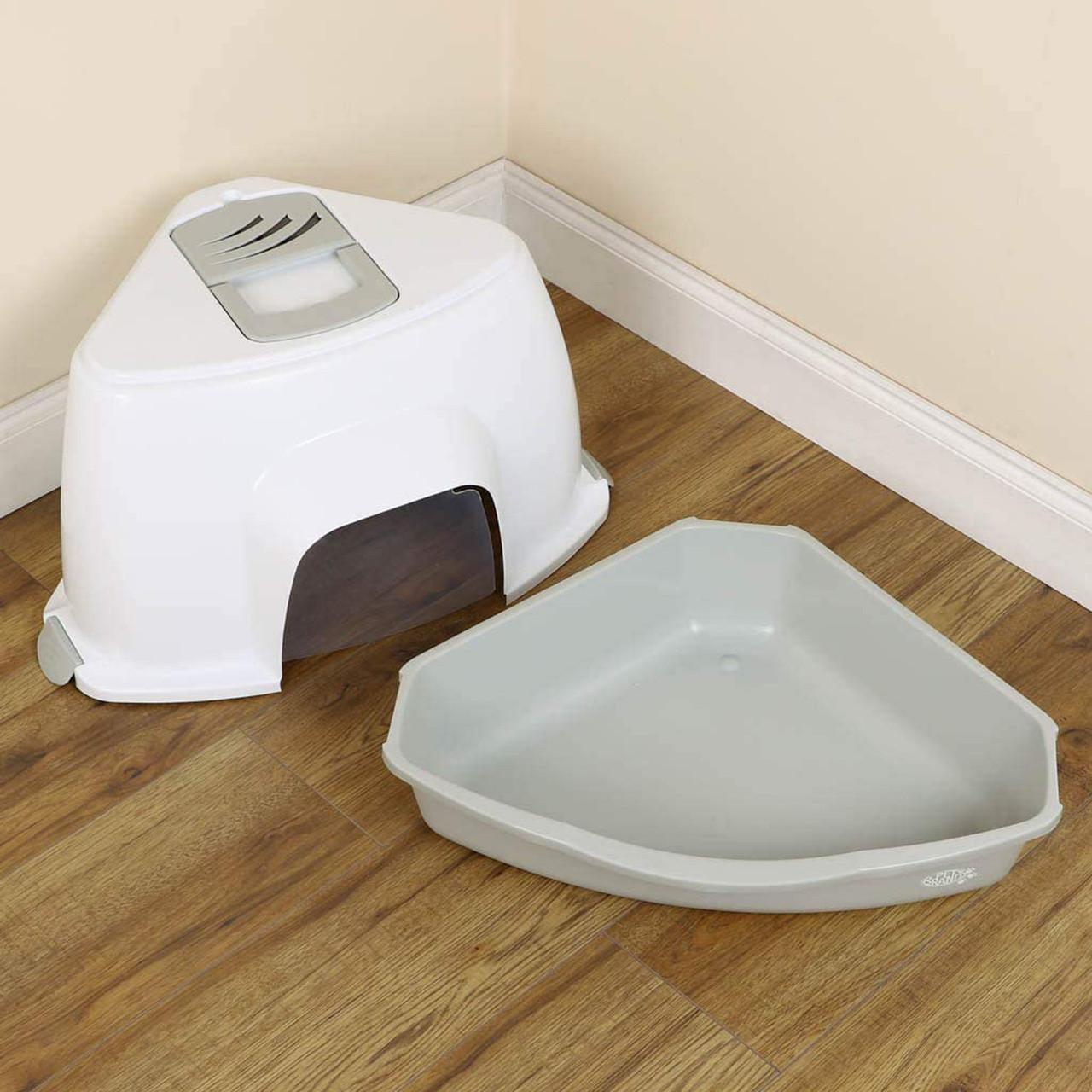 Petsentials Corner Cat Litter Tray With Hood Image https://cdn11.bigcommerce.com/s-g585yu857h/images/stencil/1280w/products/13722/23137/Petsentials-Corner-Cat-Litter-Tray-With-Hood__96802.1761322599.jpg1