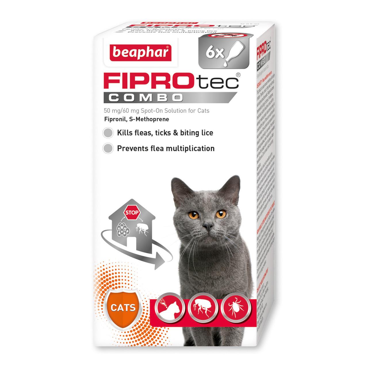 Beaphar FIPROtec COMBO for Cats Image 1