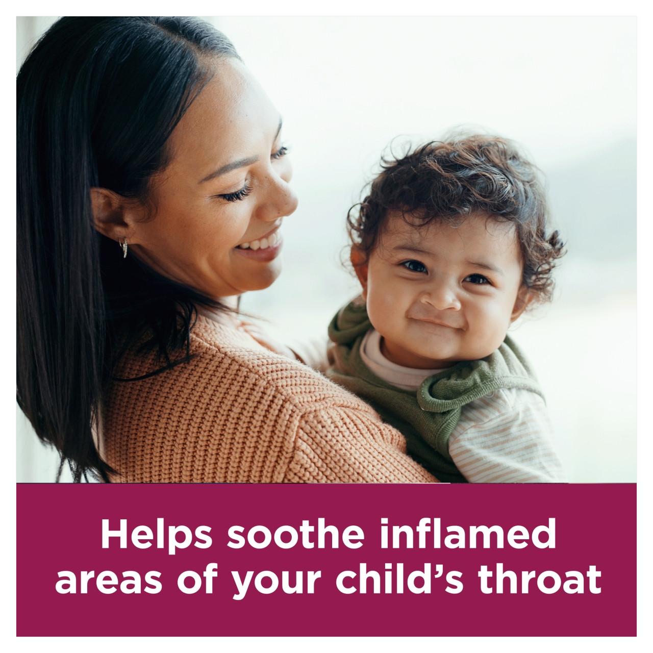 Benylin Children's Dry Cough and Sore Throat Syrup 125ml Image https://cdn11.bigcommerce.com/s-g585yu857h/images/stencil/1280w/products/13885/33599/03574661237008_T64___45663.1783004824.jpg1