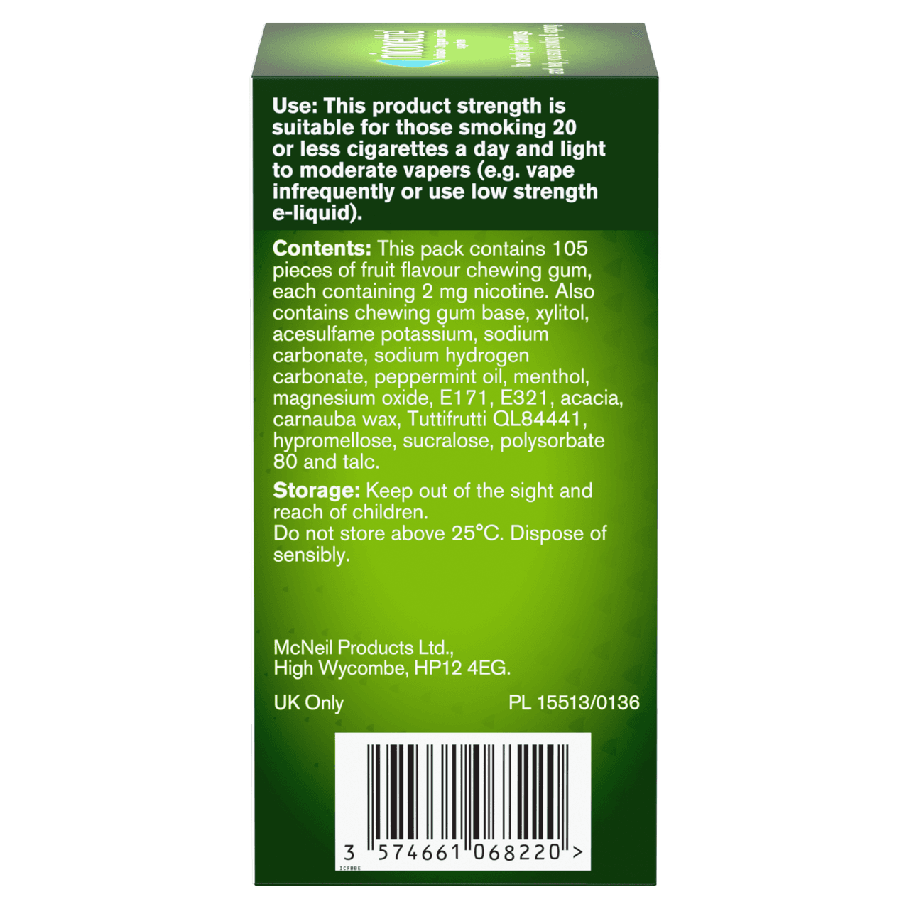 Nicorette Fruit Fusion Chewing Gum 2mg 105 Pieces Image https://cdn11.bigcommerce.com/s-g585yu857h/images/stencil/1280w/products/13894/23617/3574661068220_T14__54354.1763126258.png1