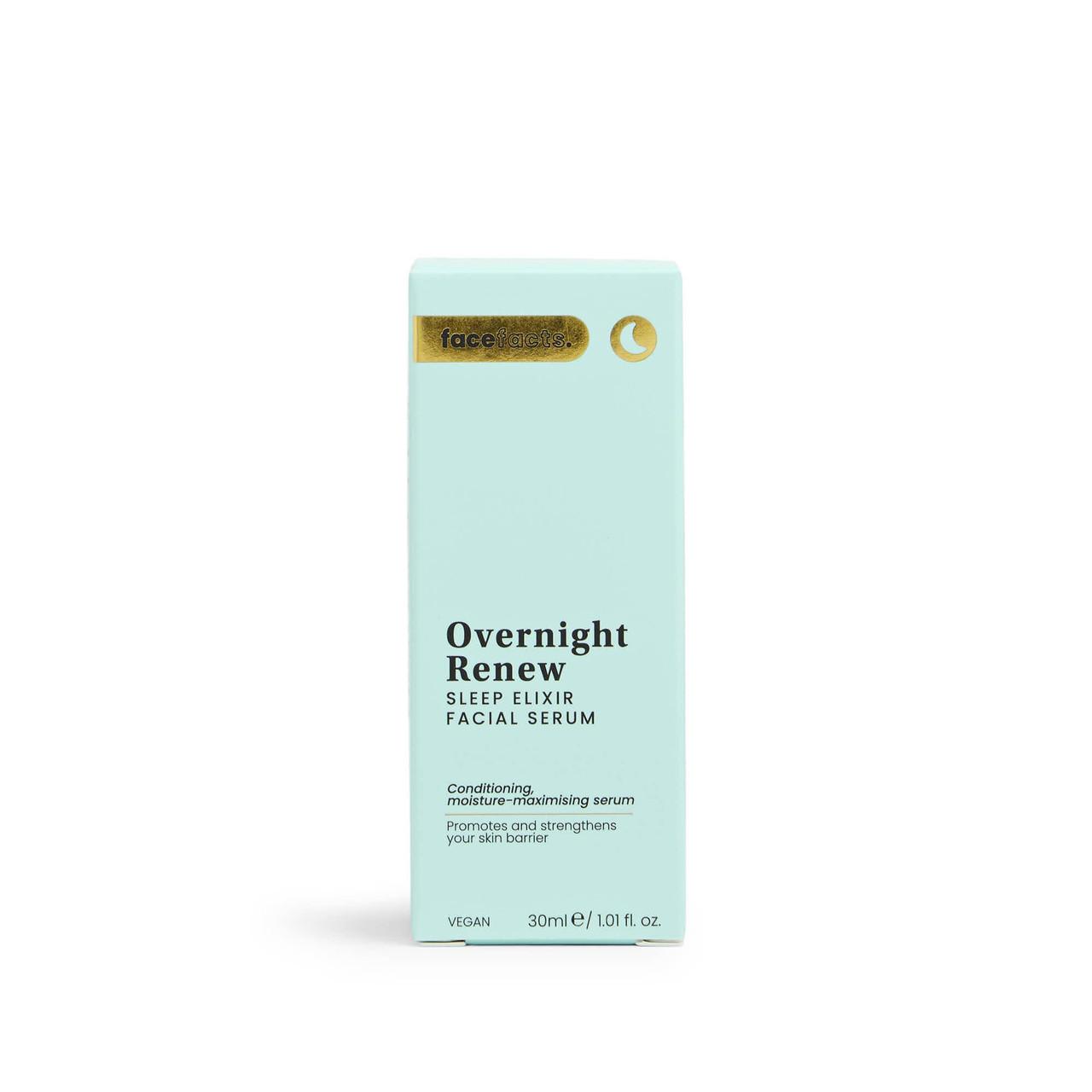 Face Facts Overnight Renew - Sleep Elixir Facial Serum 30ml Image 1