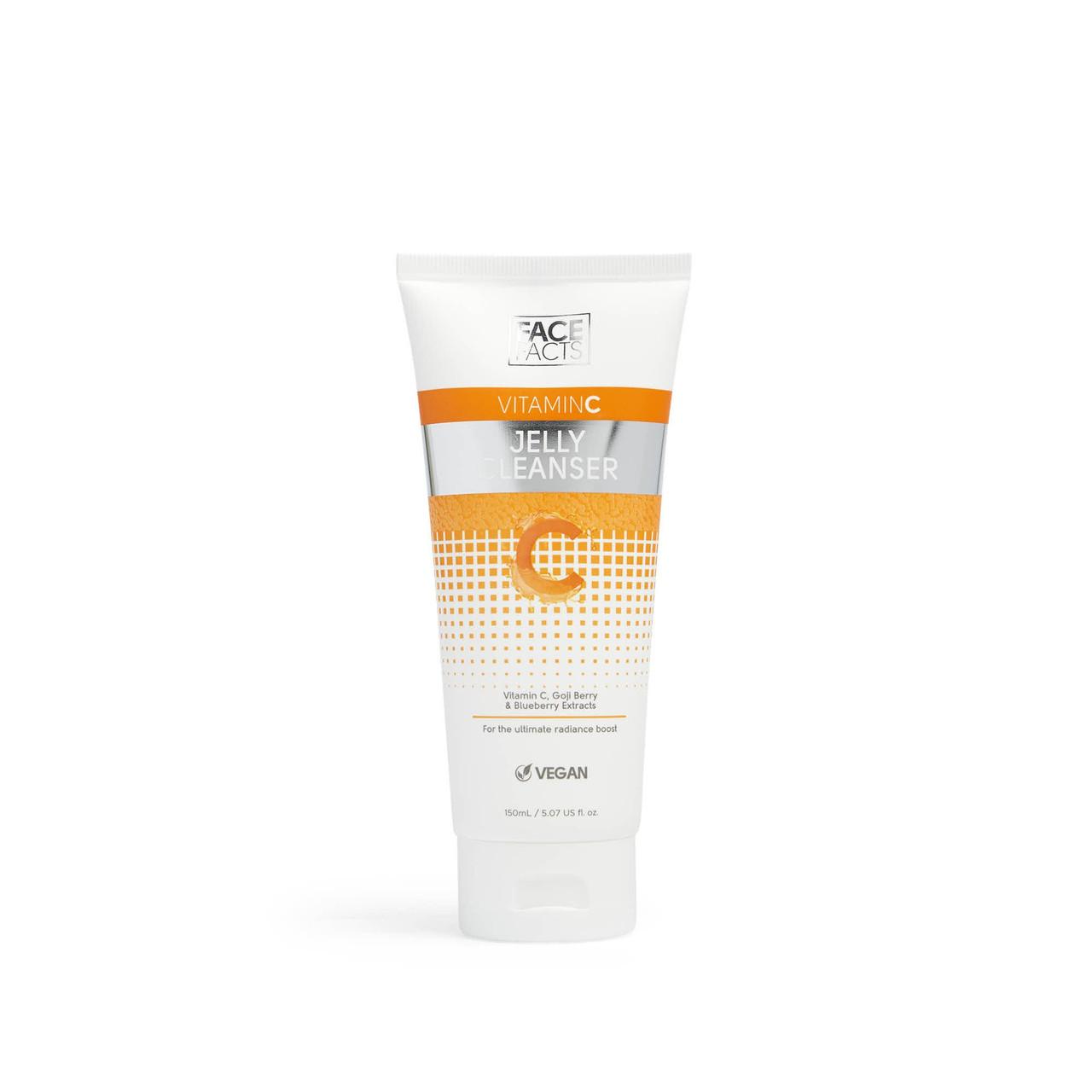 Face Facts Vitamin C Jelly Cleanser 150ml Image https://cdn11.bigcommerce.com/s-g585yu857h/images/stencil/1280w/products/13921/23968/5031413925968_2__27800.1763547272.jpg1