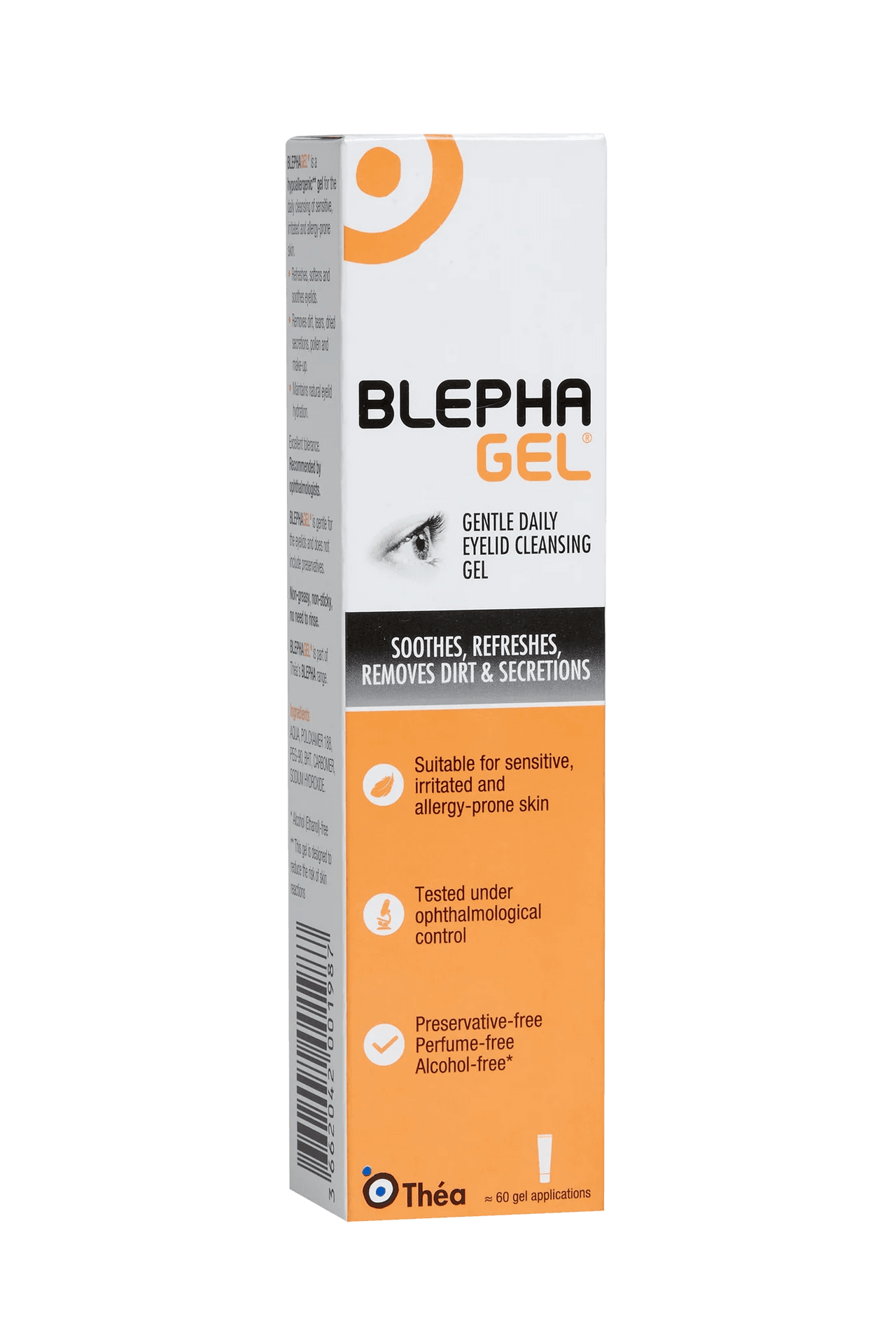BlephaGel Preservative Free Eyelid Cleansing Gel 30g Image https://cdn11.bigcommerce.com/s-g585yu857h/images/stencil/1280w/products/13923/23891/0163617-3__76944.1763478781.png1