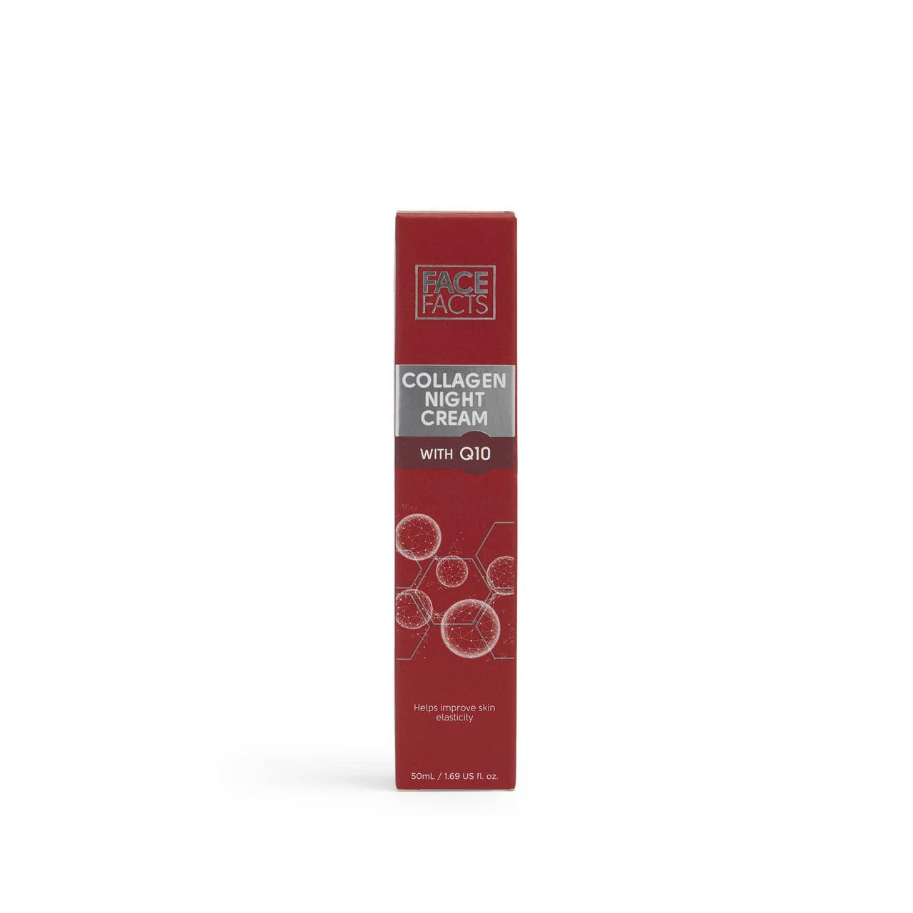 Face Facts Collagen & Q10 Night Cream 50ml Image 1