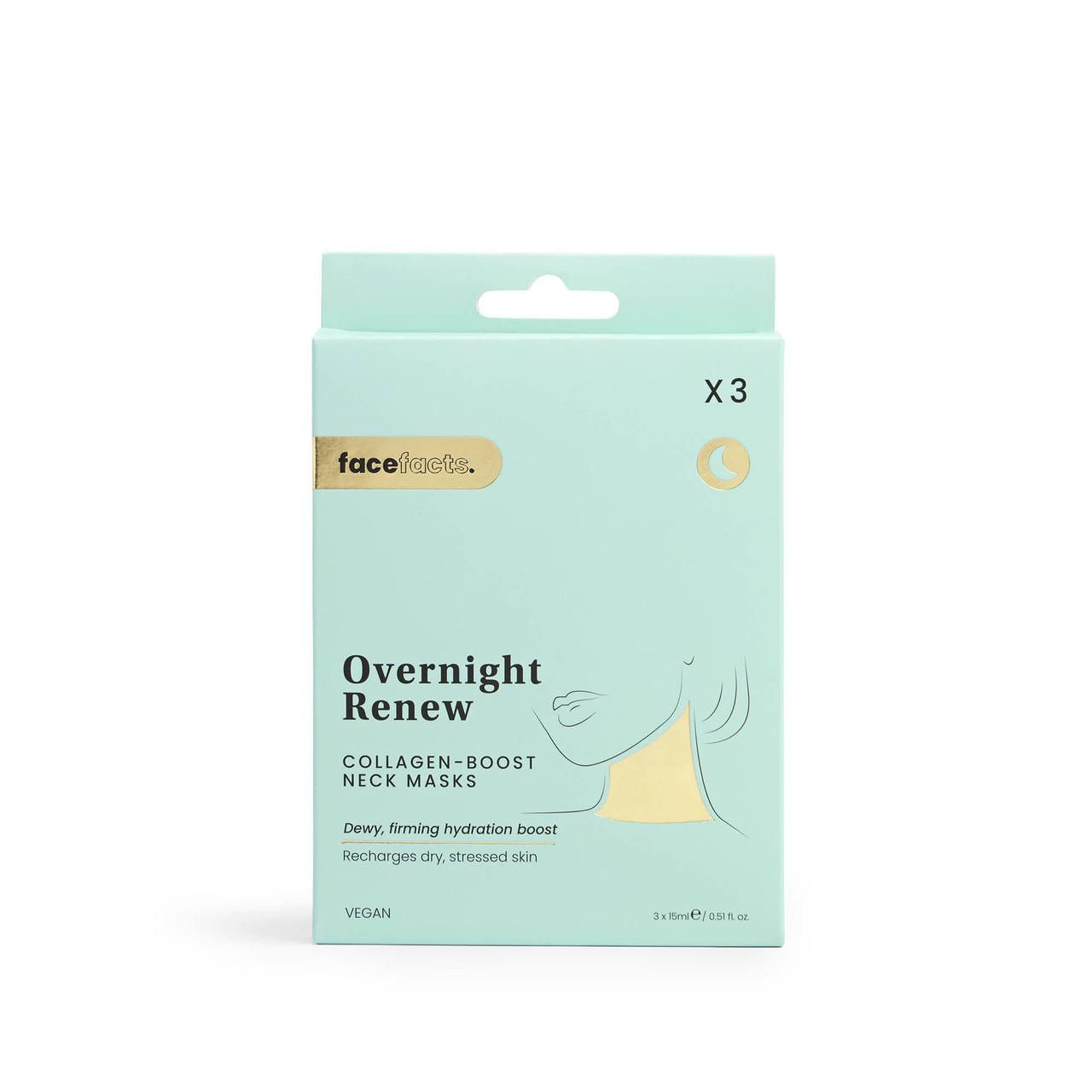 Face Facts Overnight Renew - Collagen-Boost Neck Mask 15ml Image 1