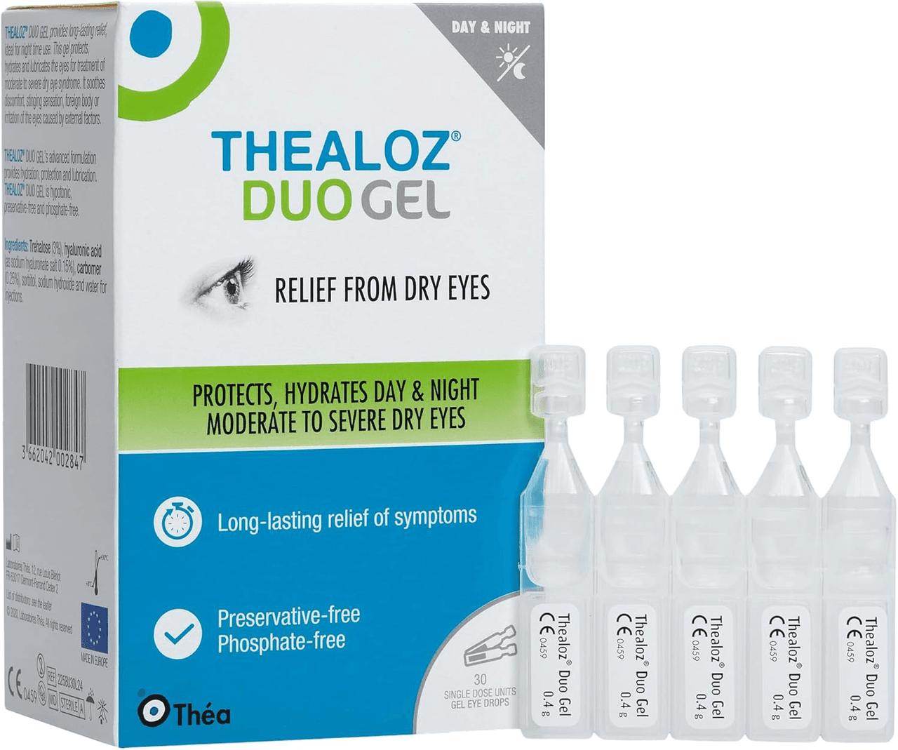 Thealoz Duo Gel Single Dose Eye Drops - 30 Image 1