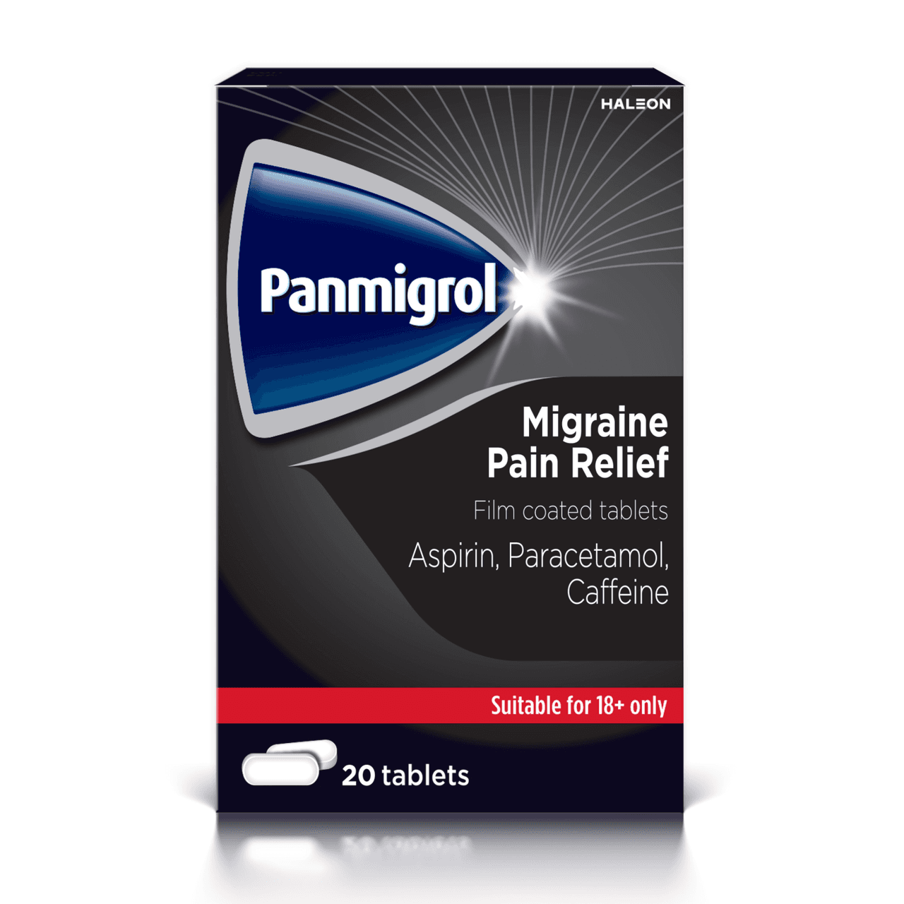 Panmigrol Migrane 250/65mg 20 Capsules Image 1