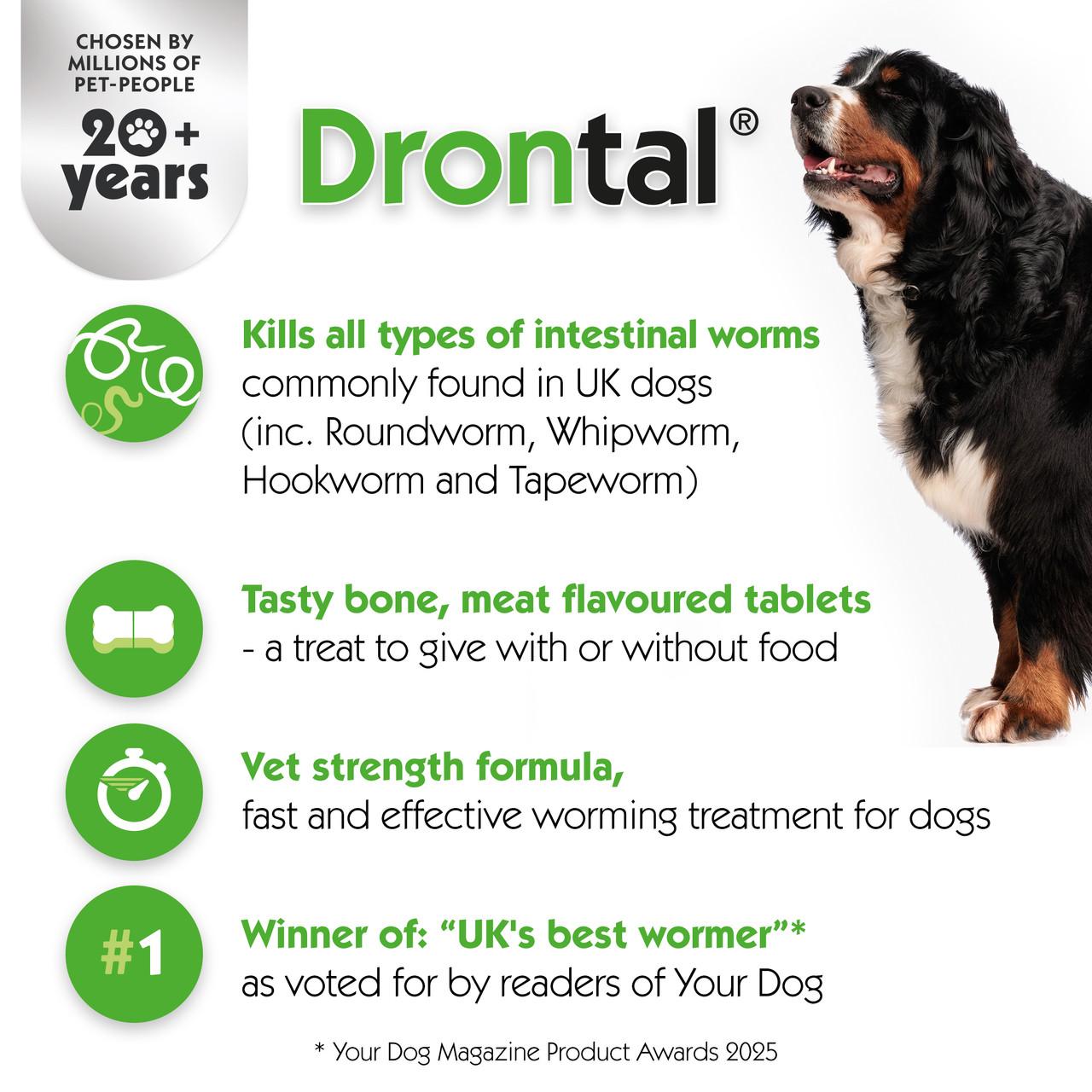 Drontal Tasty Bone XL Wormer Tablets for Dogs (Over 20kg) - Single tablet Image https://cdn11.bigcommerce.com/s-g585yu857h/images/stencil/1280w/products/14027/32999/4007221047629-05__52915.1781784954.jpg1