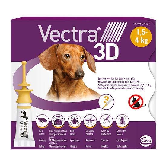 Vectra 3D Spot On for Dogs Image 1