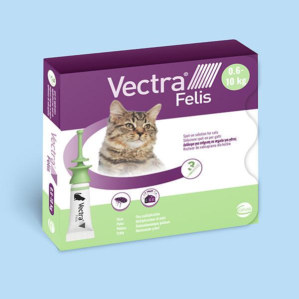 Vectra Felis Spot On for Cats - 3 Pipettes Image 1