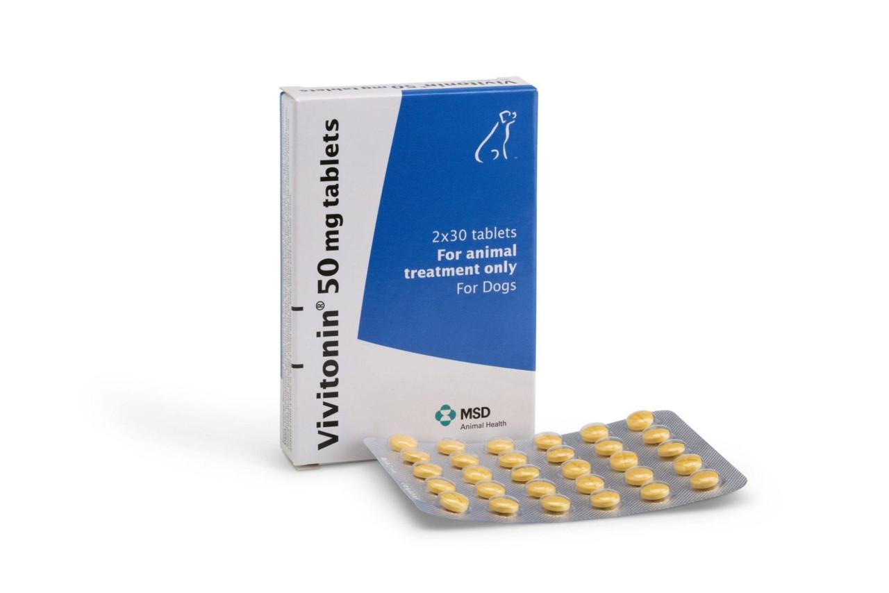 Vivitonin Tablets for Dogs Image https://cdn11.bigcommerce.com/s-g585yu857h/images/stencil/1280w/products/14089/24272/Vivitonin-Tablets-for-Dogs-Single-Tablet-50mg__27931.1764229495.jpg1