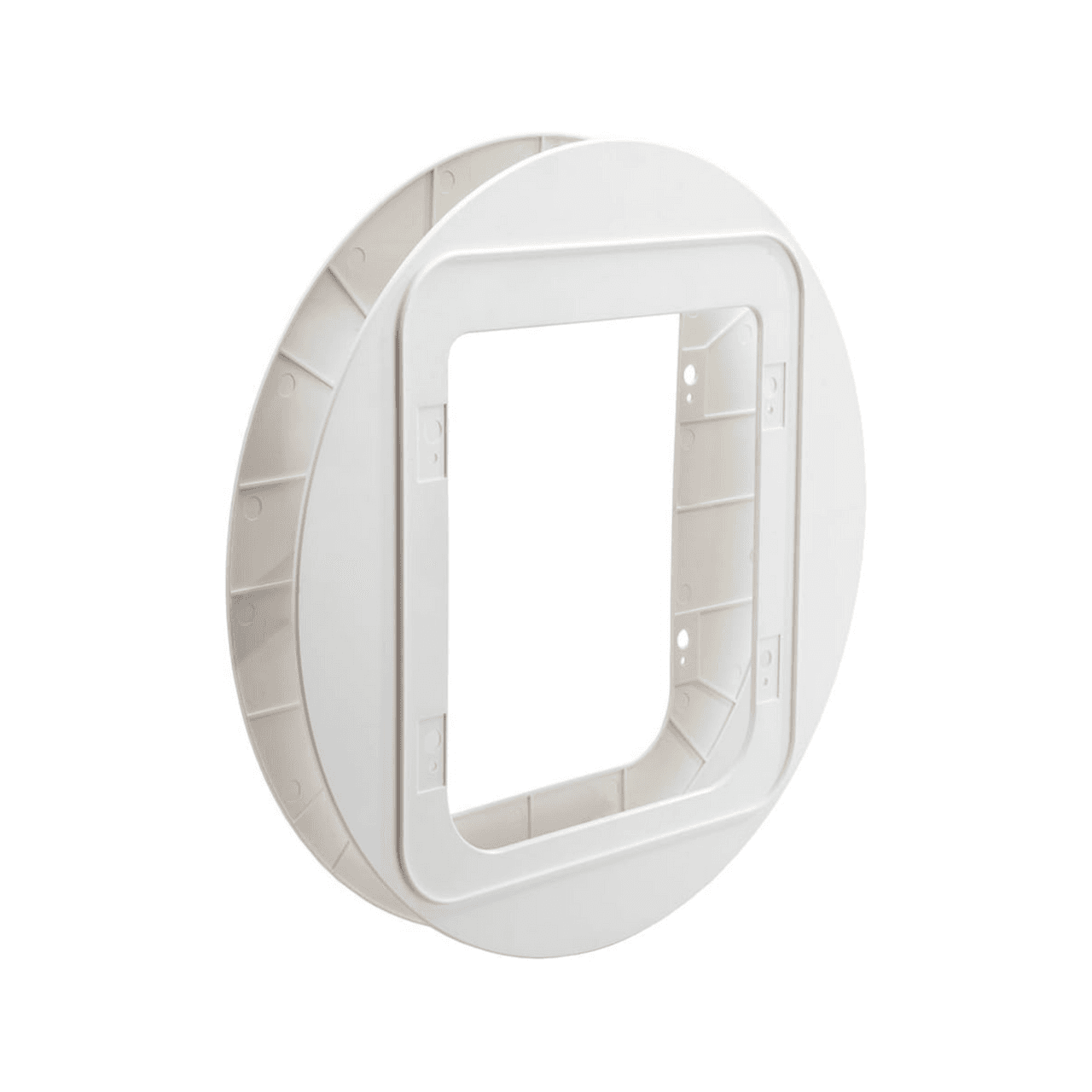 SureFlap Microchip Pet Door Mounting Adaptor - White Image https://cdn11.bigcommerce.com/s-g585yu857h/images/stencil/1280w/products/14164/24496/Microchip-Pet-Door-Mounting-Adaptor---White__93084.1764229630.png1