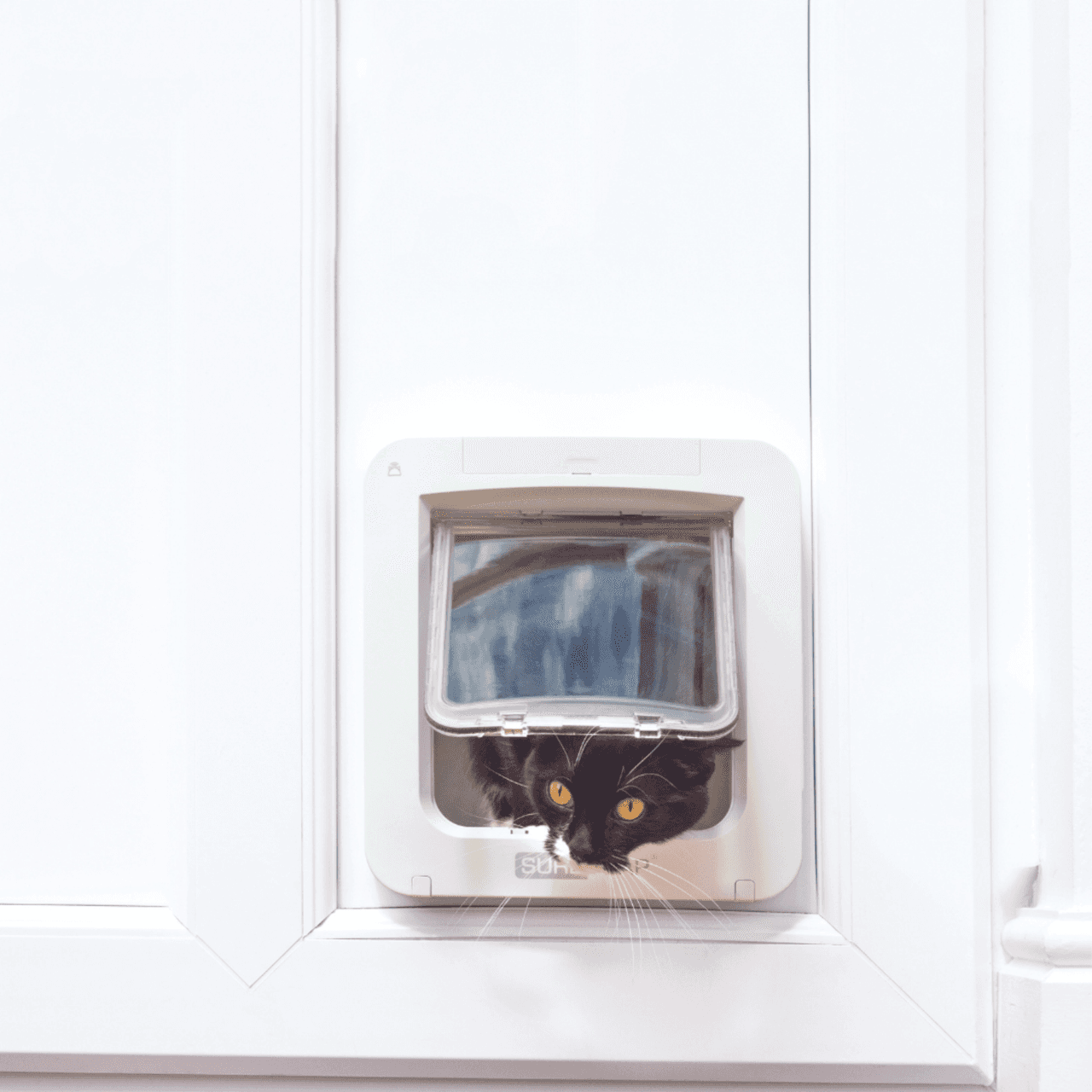 SureFlap Microchip Pet Door Connect - White Image https://cdn11.bigcommerce.com/s-g585yu857h/images/stencil/1280w/products/14196/24533/Microchip-Pet-Door-Connect---White__53961.1783595210.png1