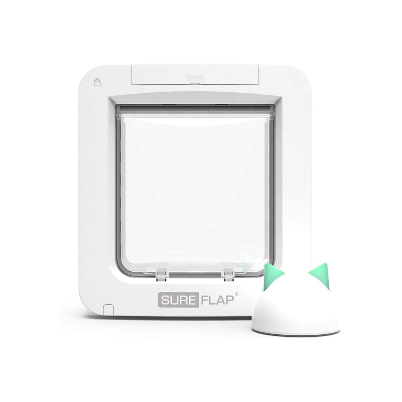 SureFlap Microchip Pet Door Connect - White and Hub Image https://cdn11.bigcommerce.com/s-g585yu857h/images/stencil/1280w/products/14203/24514/Microchip-Pet-Door-Connect---White-and-Hub__91713.1783595210.png1