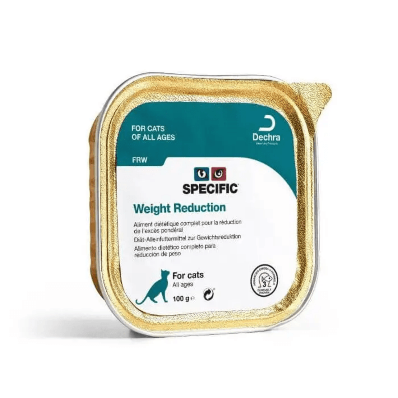 Specific FRW Feline Weight Reduction Wet Food 4 x (7 x 100g) Image https://cdn11.bigcommerce.com/s-g585yu857h/images/stencil/1280w/products/14270/24430/Feline-Specific-FRW-Weight-Reduction-4-x-%287-x-100g%29__05240.1764229589.png1