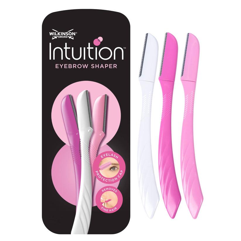 Wilkinson Sword Intuition Perfect Finish Eyebrow Shaper 3 Razors Image 1