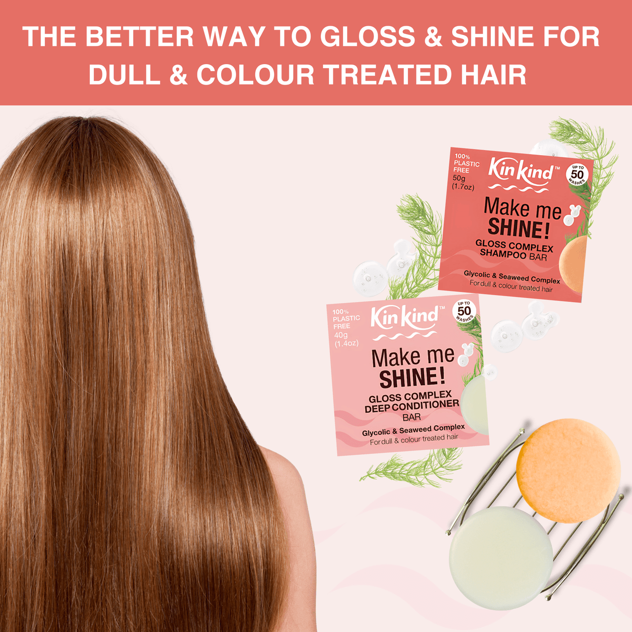 KinKind Make me SHINE! Gloss Complex Conditioner Bar Seaweed 40g Image https://cdn11.bigcommerce.com/s-g585yu857h/images/stencil/1280w/products/14394/24968/163878_E__12915.1765372993.png1