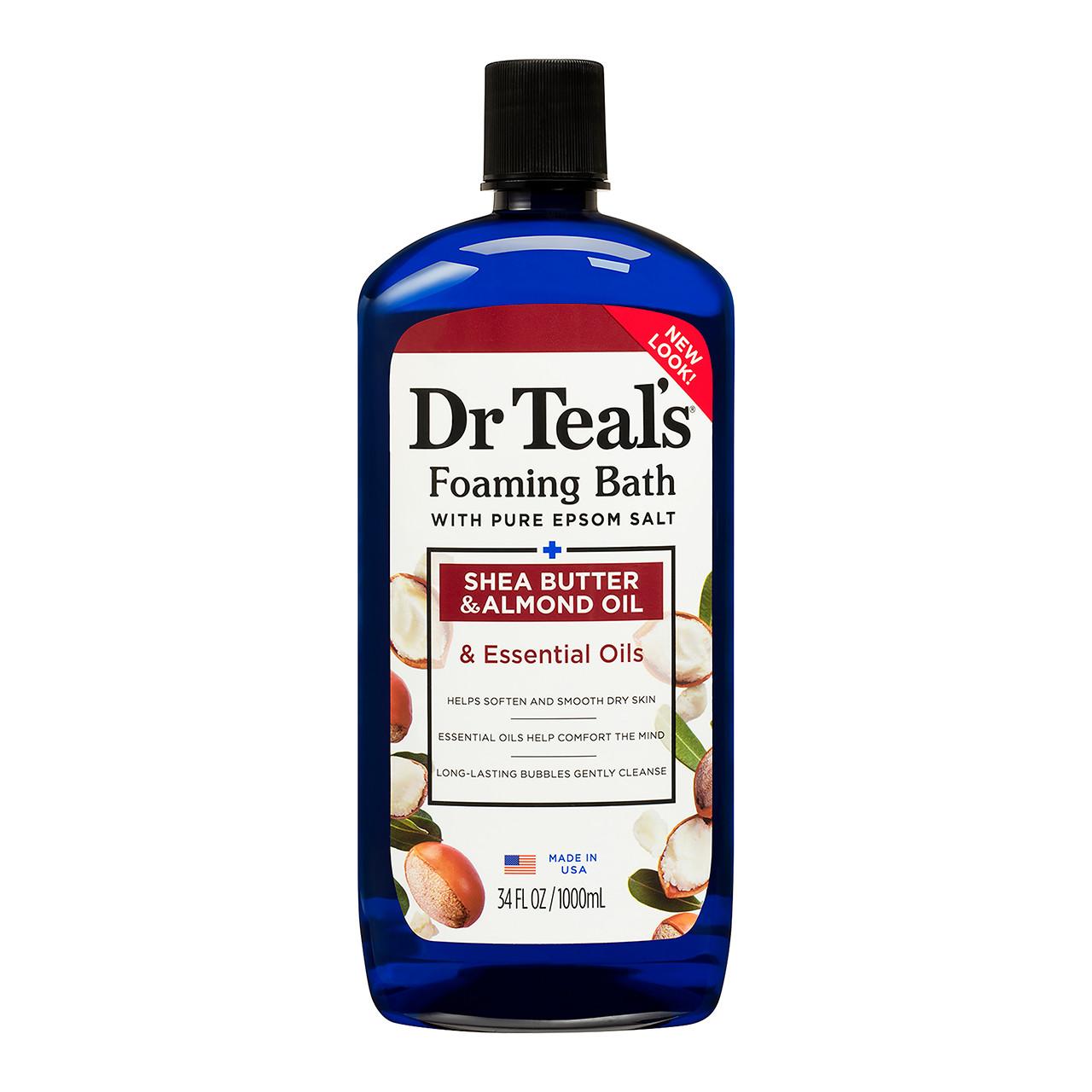 Dr Teal's Foaming Bath Shea Butter & Almond Oil 1L Image 1