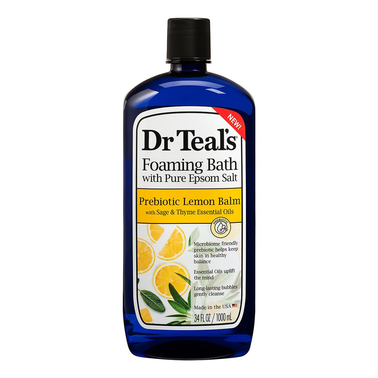 Dr Teal's Foaming Bath Prebiotic Lemon Balm 1L Image 1