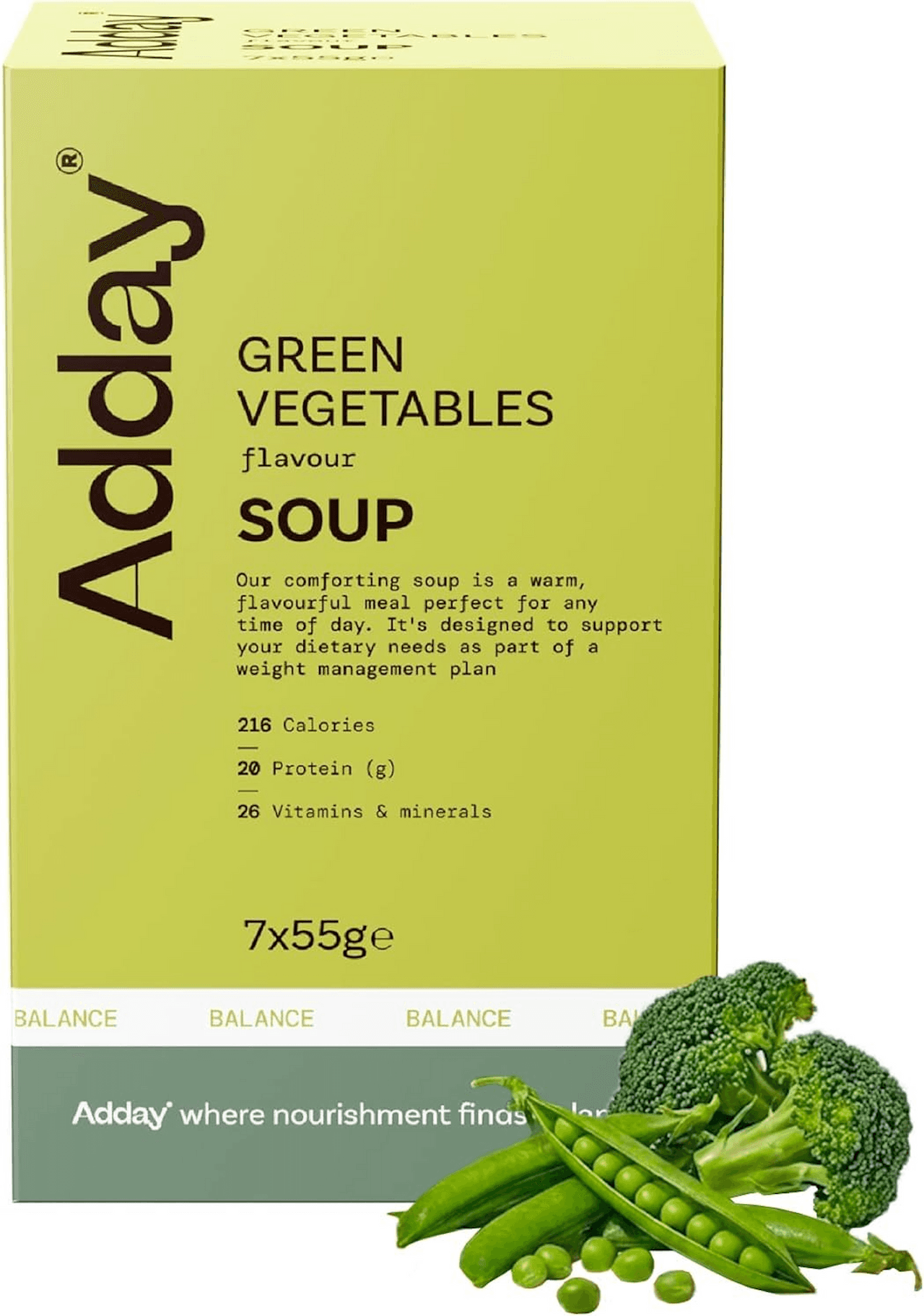 Adday Green Vegetables Soup 7 Sachets Image 1
