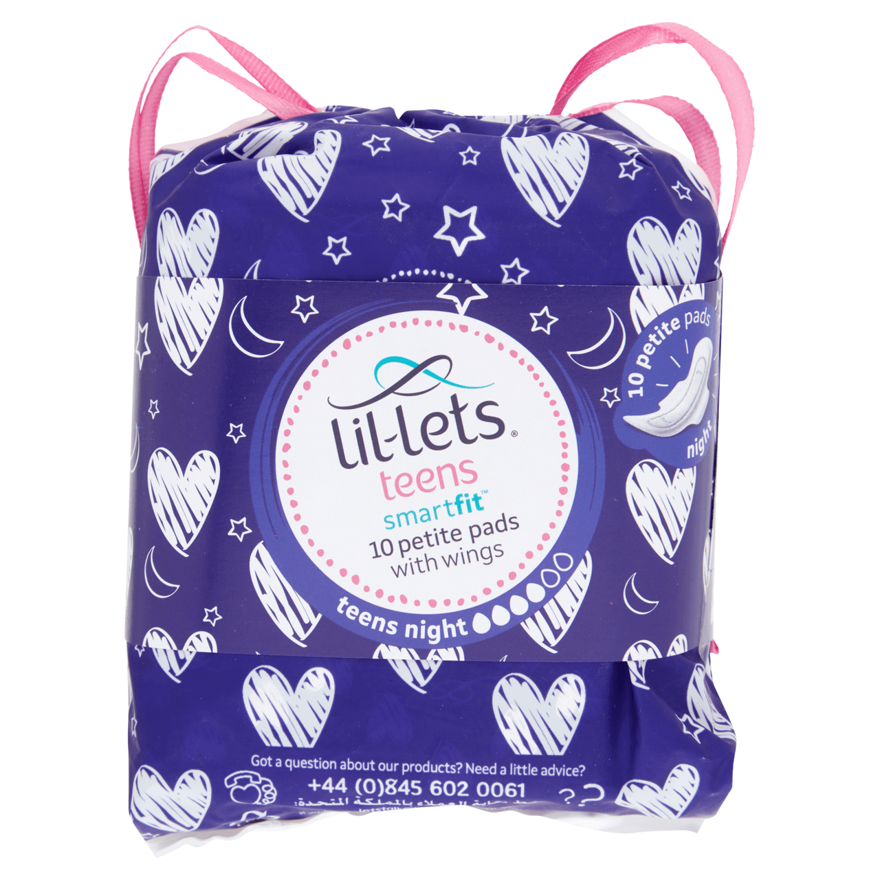 Lil-Lets Teens Night Towels with Wings 10s Image 1